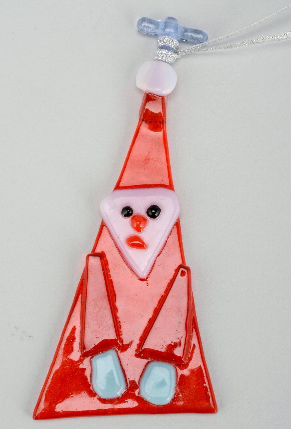 New Year's glass decoration Father Frost photo 3