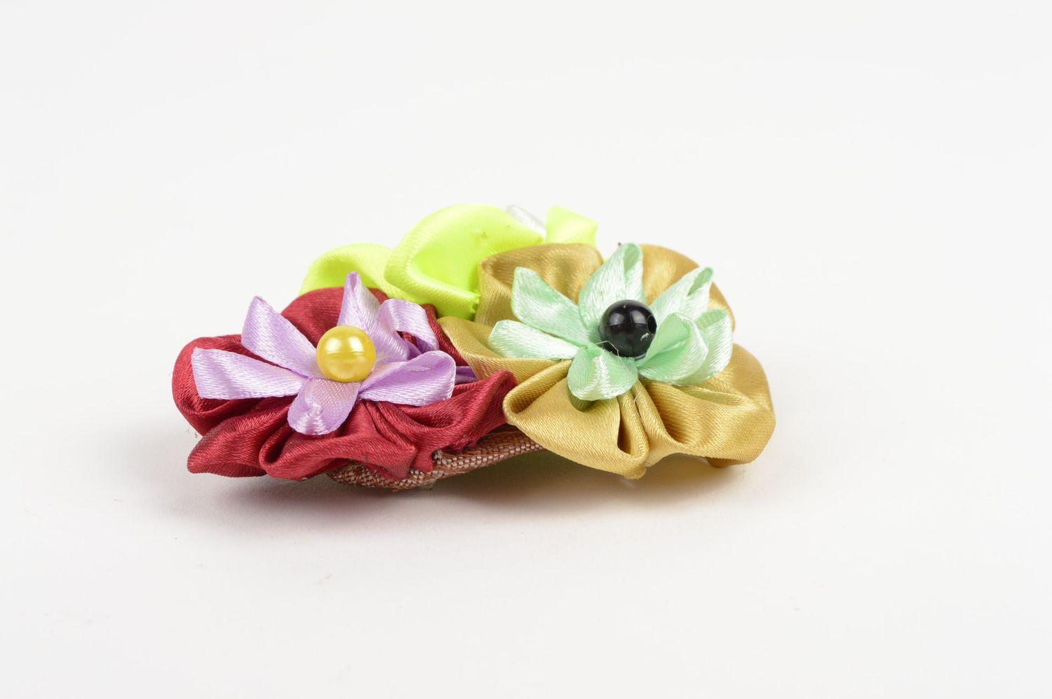 Homemade jewelry flower hair accessories flower hair clip gifts for girls photo 3