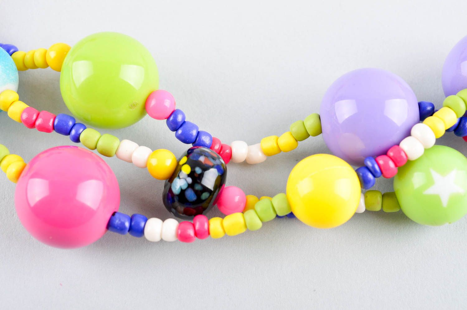 Handmade necklace beaded necklace handmade beads designer accessory gift ideas photo 3