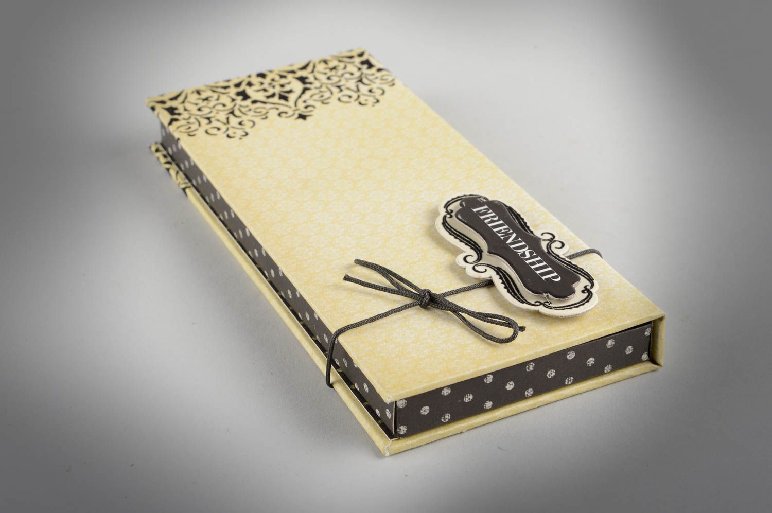 Handmade Geschenk Schachtel für Geld aus Designer Papier für Scrapbooking foto 1