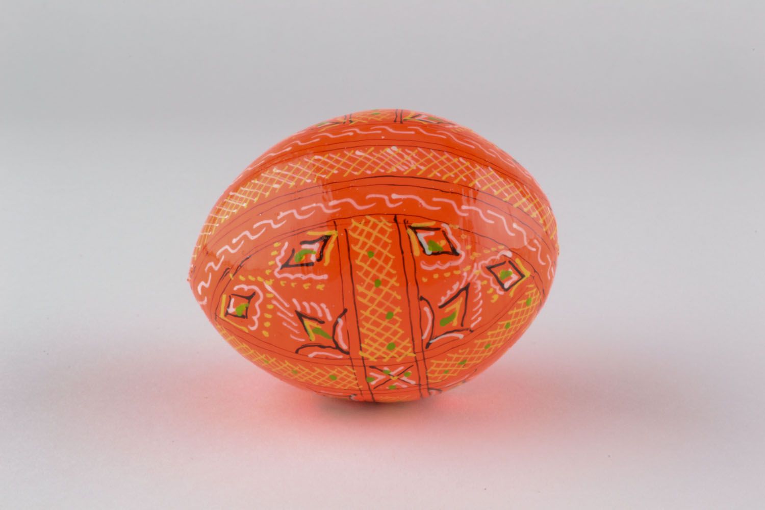 Decorative wooden Easter egg photo 3