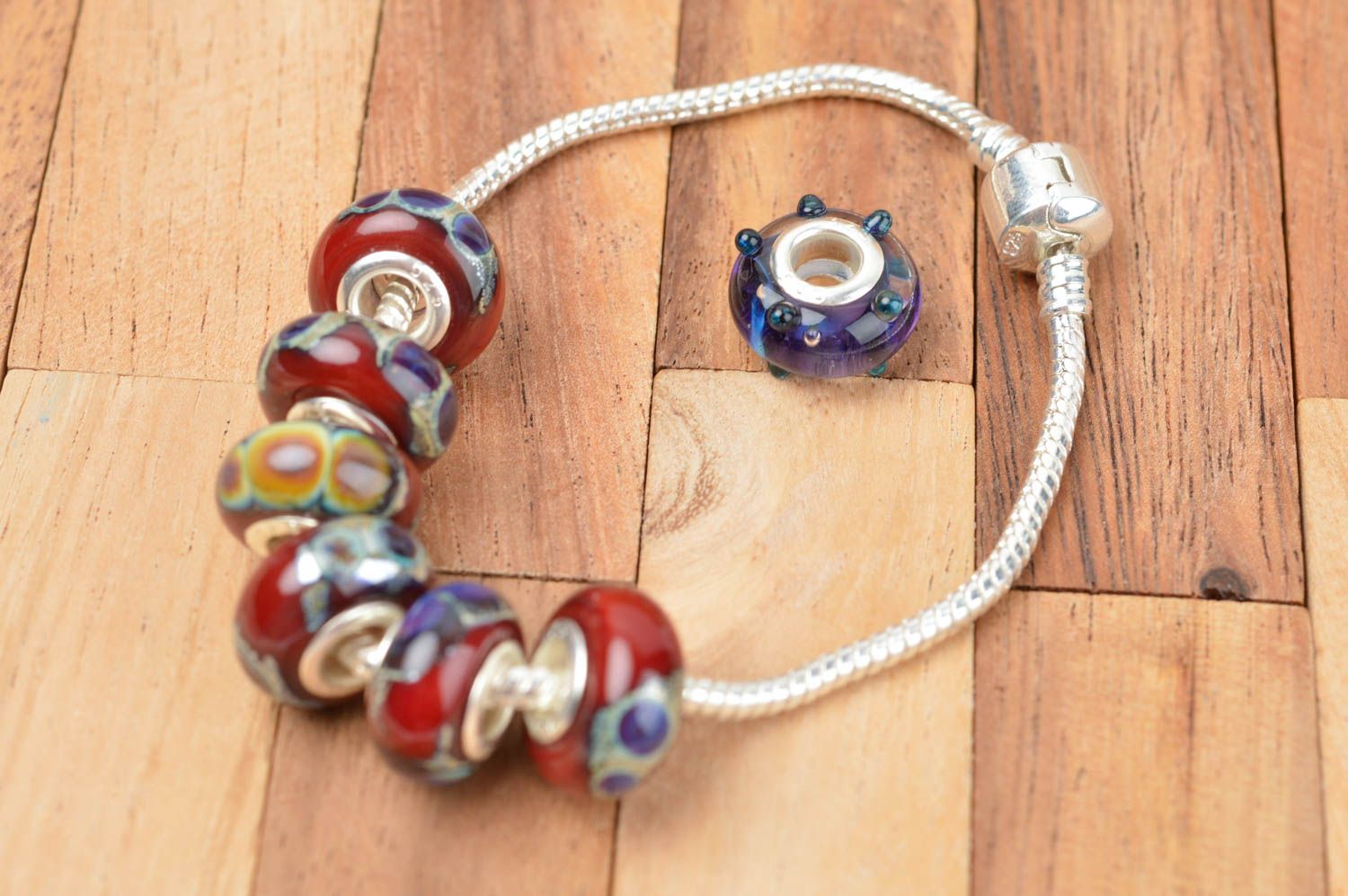 Jewelry beads handmade lampwork beads glass bead jewellery making glass jewelry photo 5