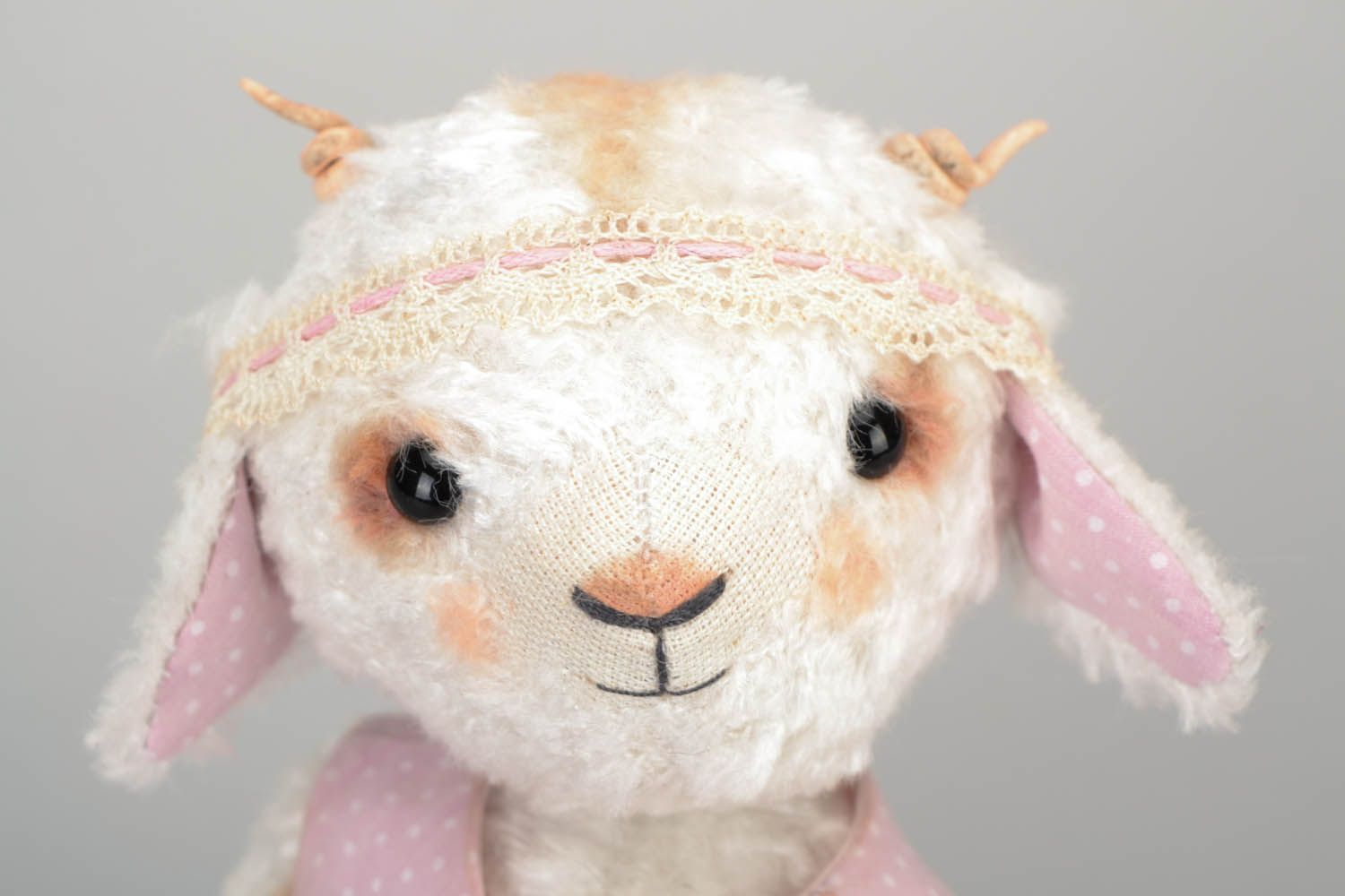 Decorative textile toy Sheep Bella photo 4