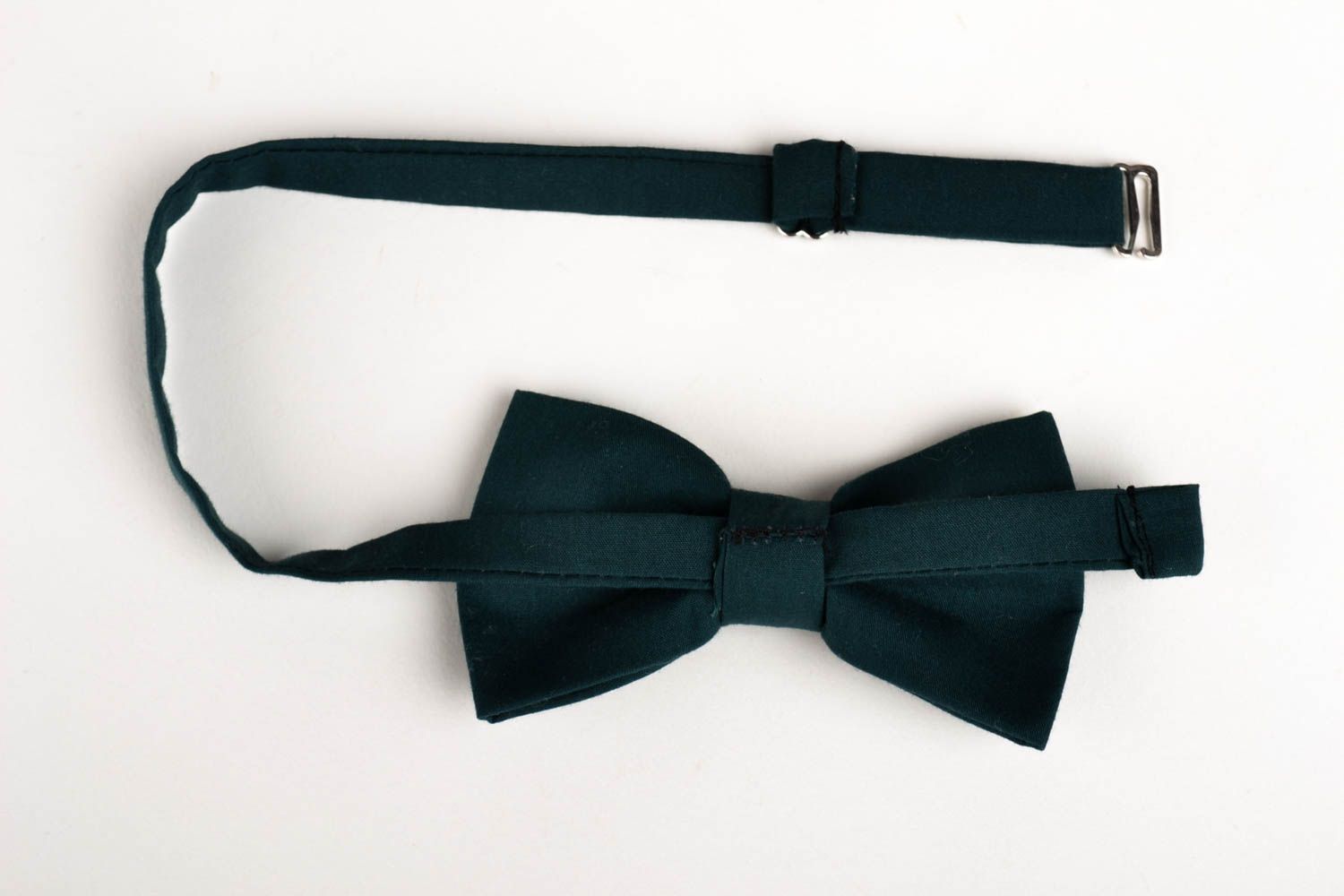 Handmade textile bow tie unusual accessory for men designer cotton bow tie photo 2