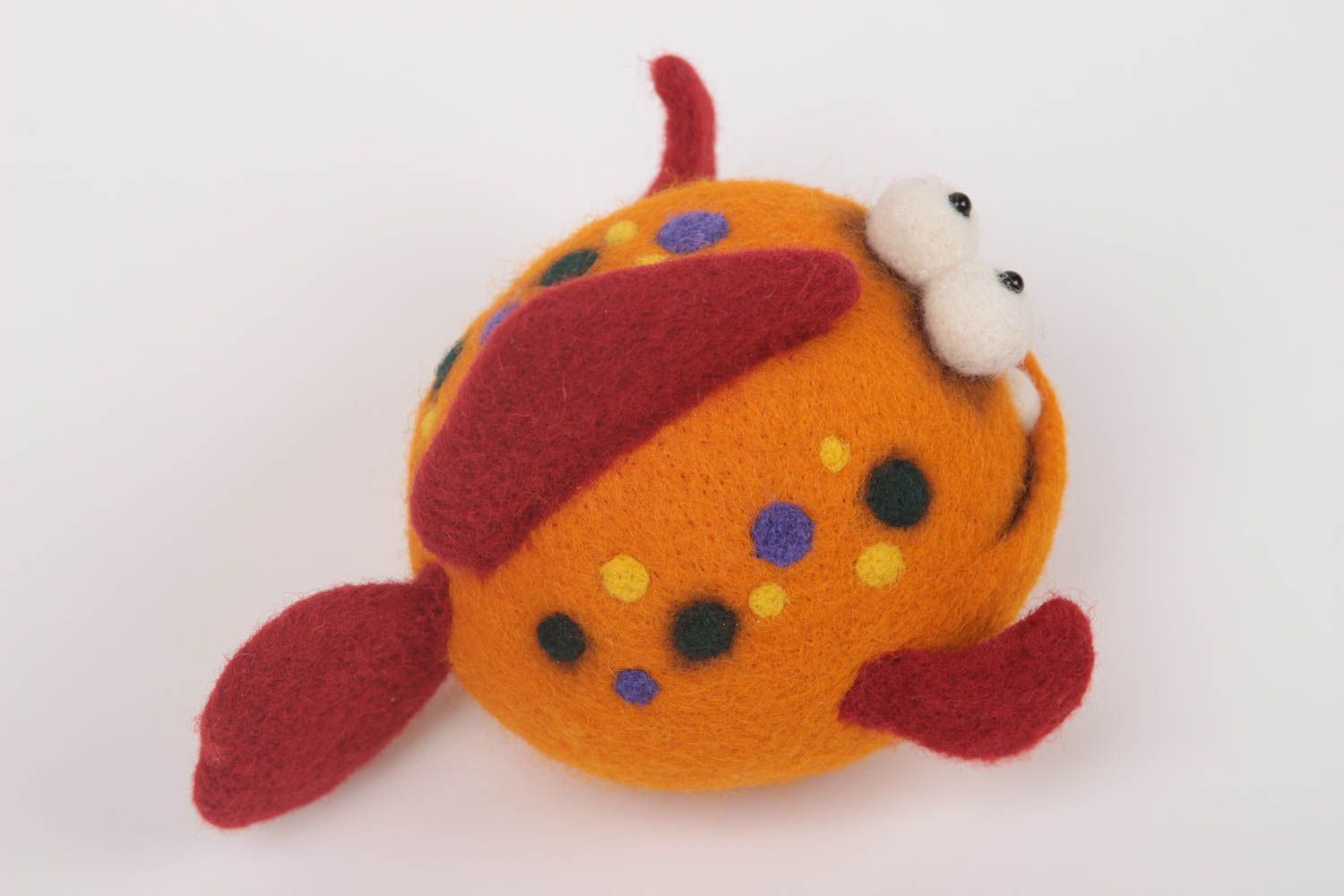 Handmade charming toy Interior fish Designer home accessories Childrens gift photo 4