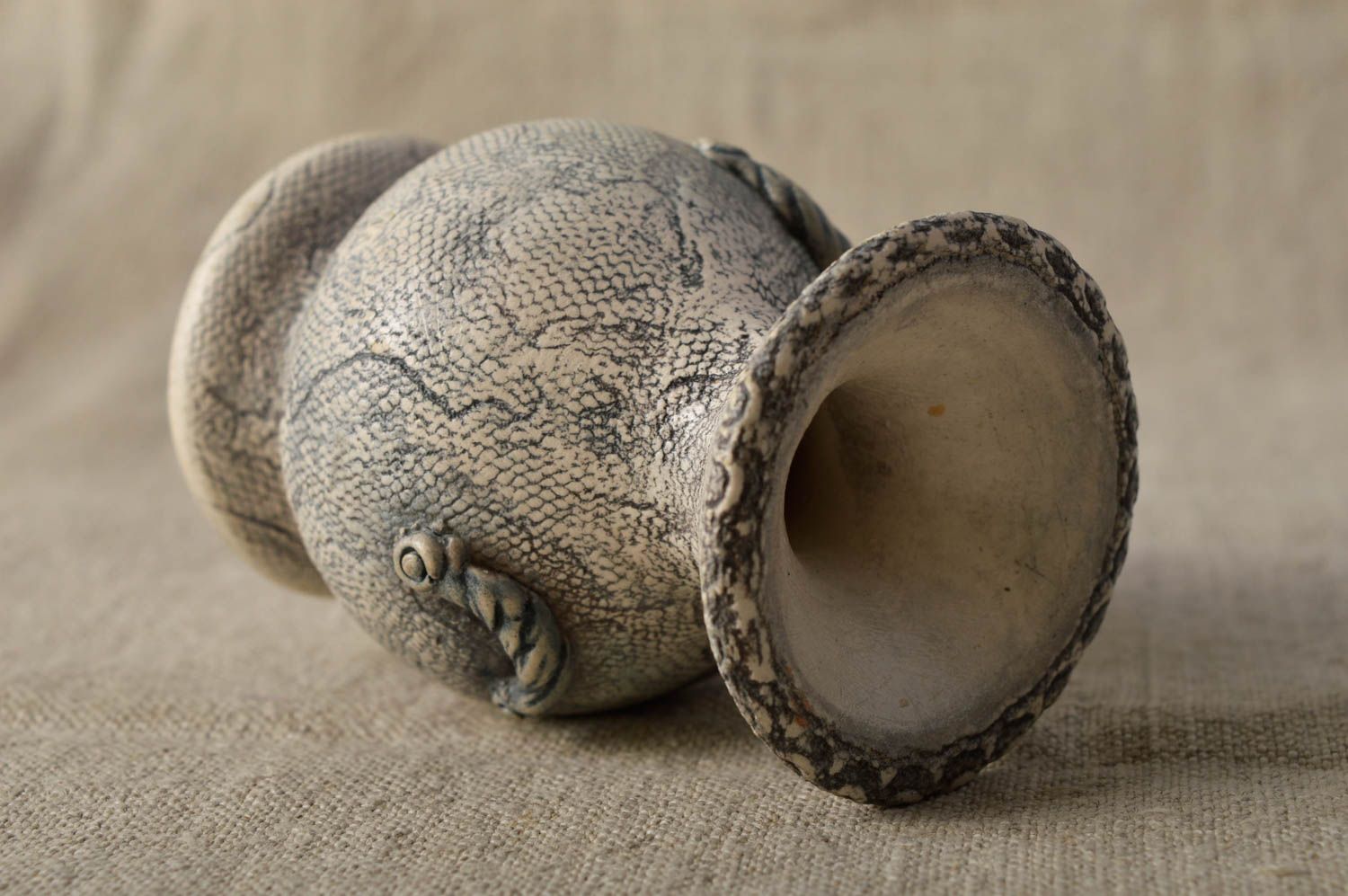 Vase miniature Déco maison fait main en céramique Cadeau original design photo 2