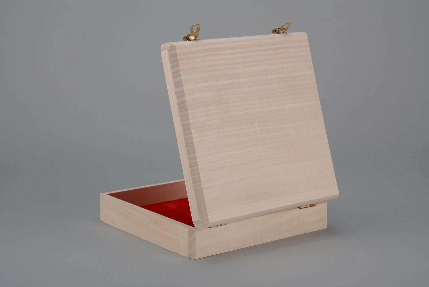 Handmade Roh-Holzschatulle für Schaffen foto 5