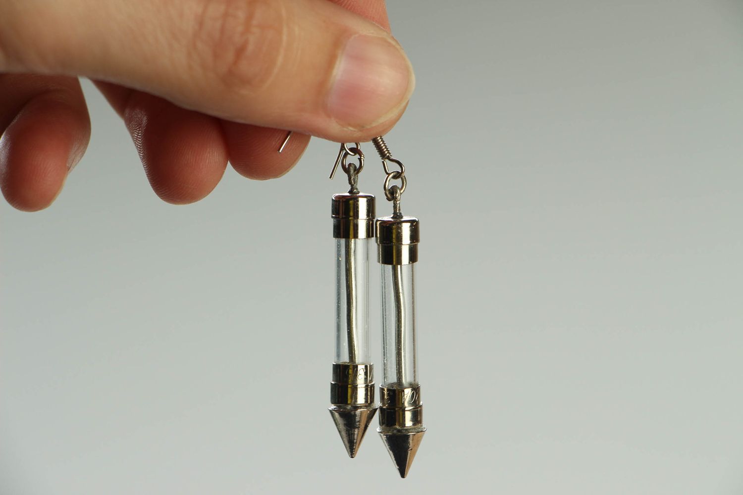Steampunk metal earrings Arrows photo 4