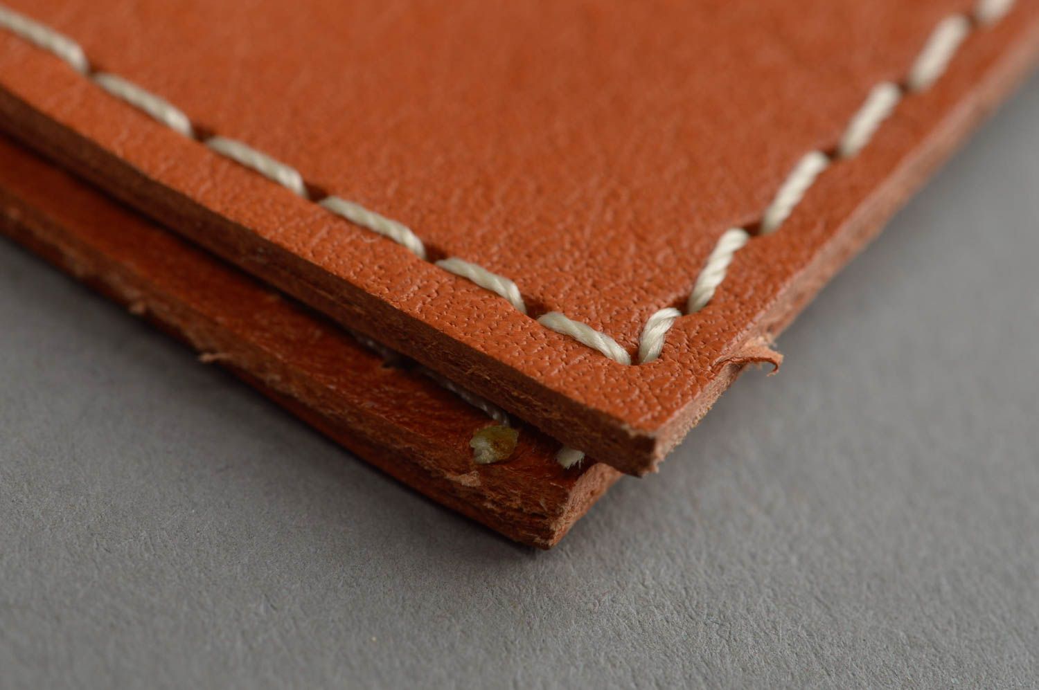 Handmade leather passport cover brown accessories for documents document cover photo 5