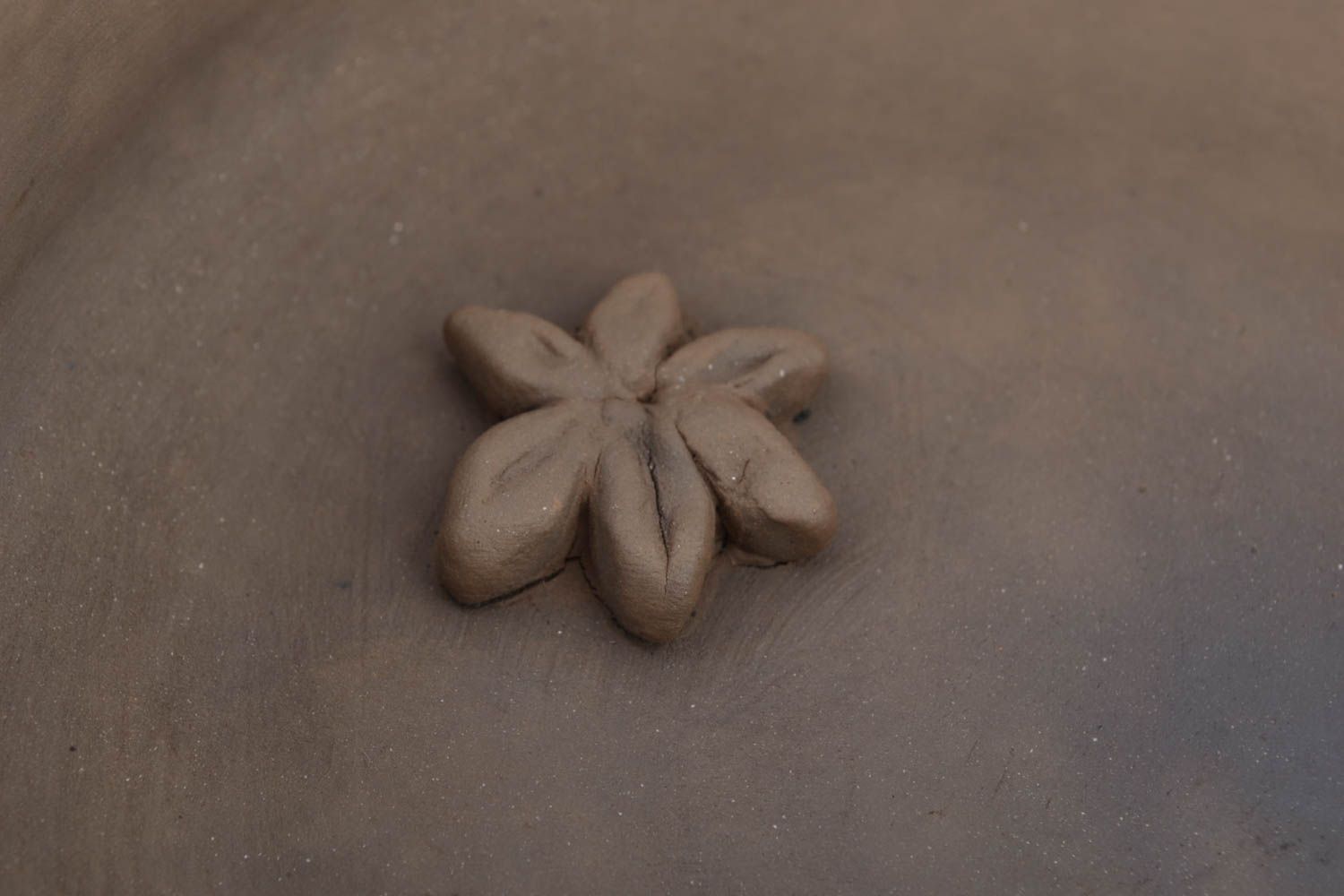 Joli petit bol céramique pour bonbons ou gâteaux secs fait main marron ethnique  photo 3