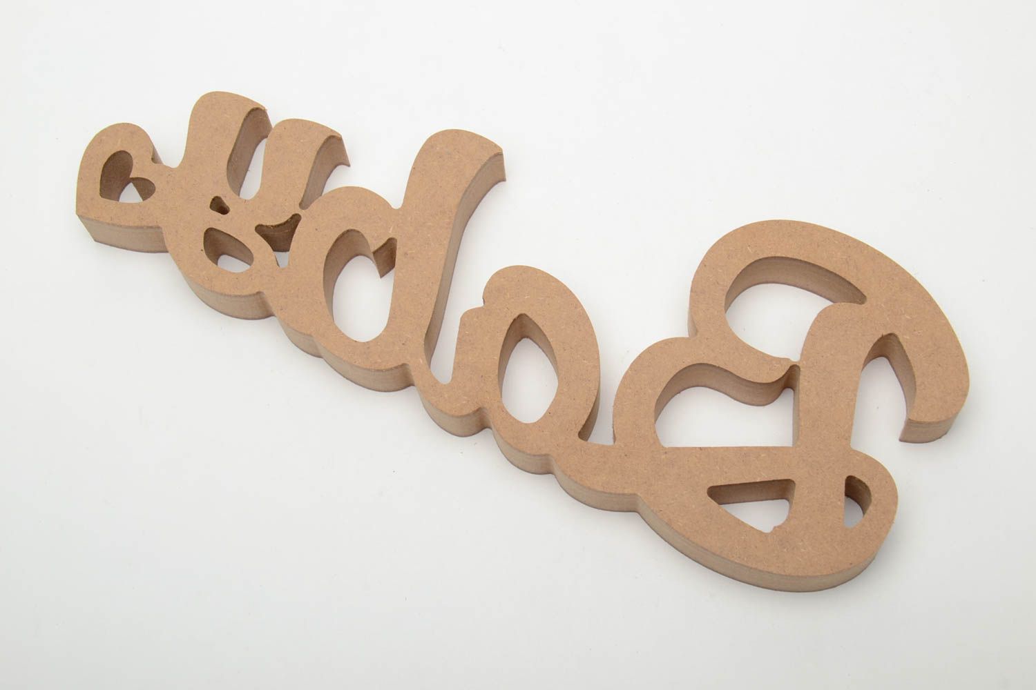 MDF craft blank lettering Baby photo 3