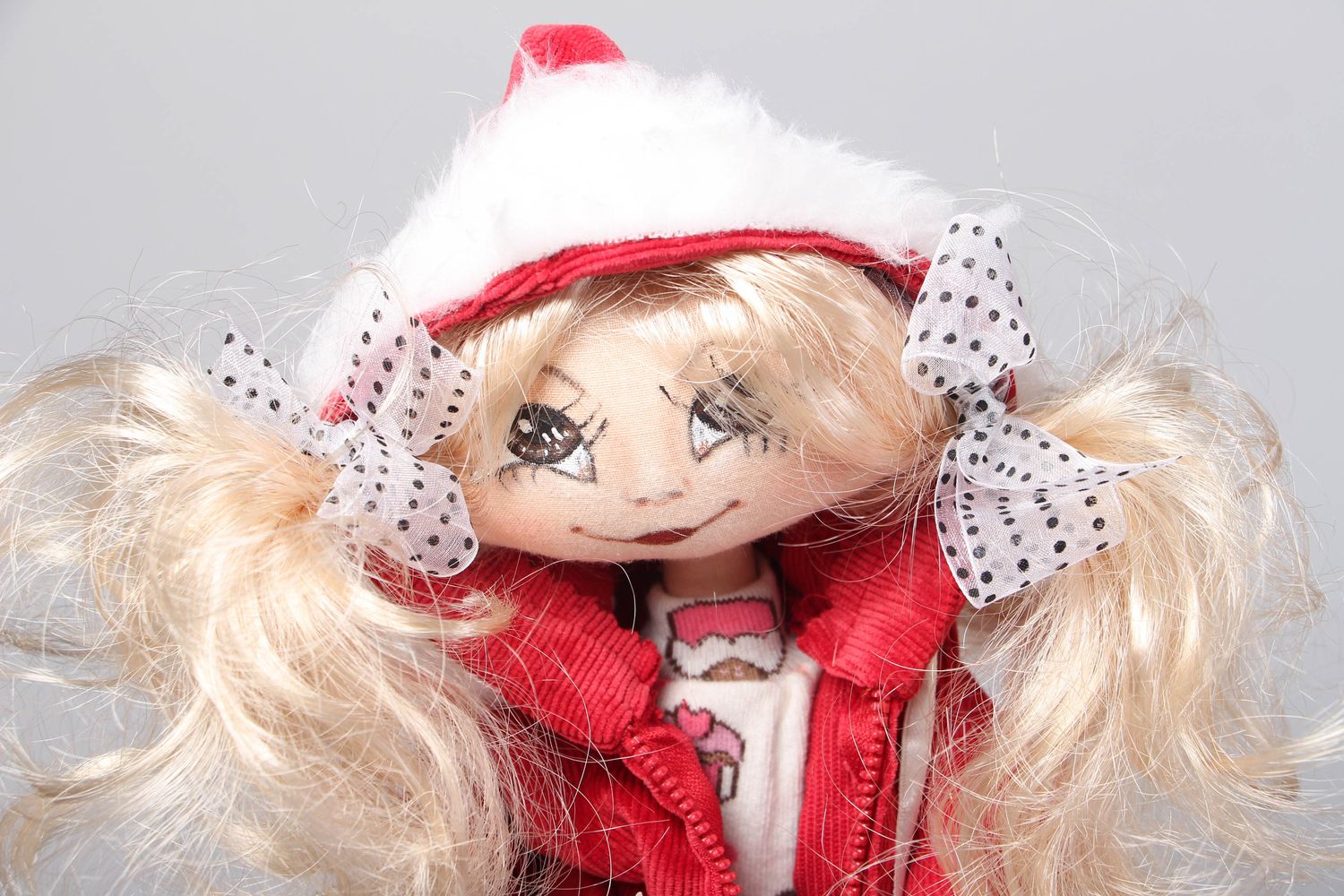 Авторская кукла на подставке Девочка-тинейджер фото 2