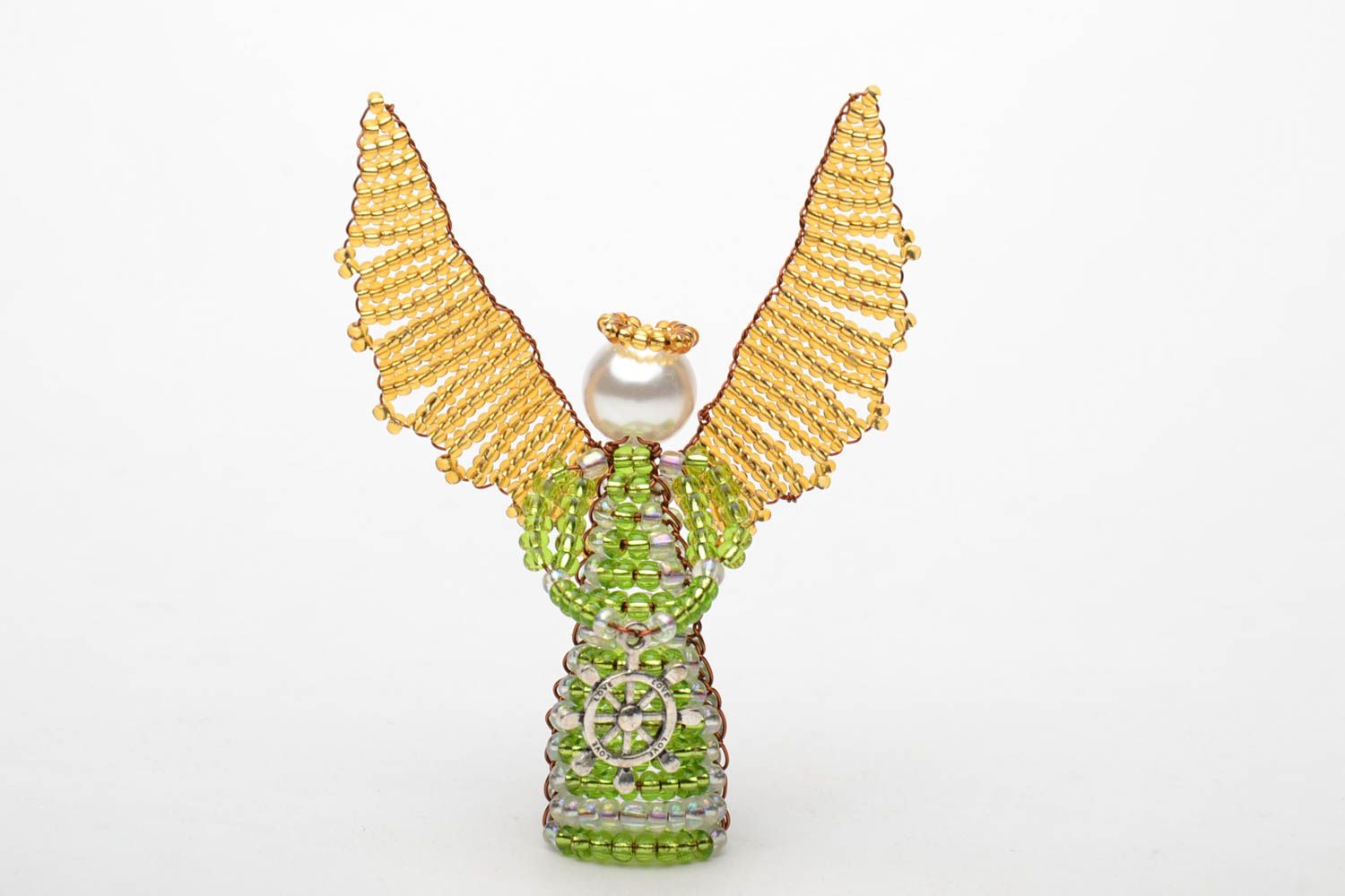Beaded angel figurine photo 3