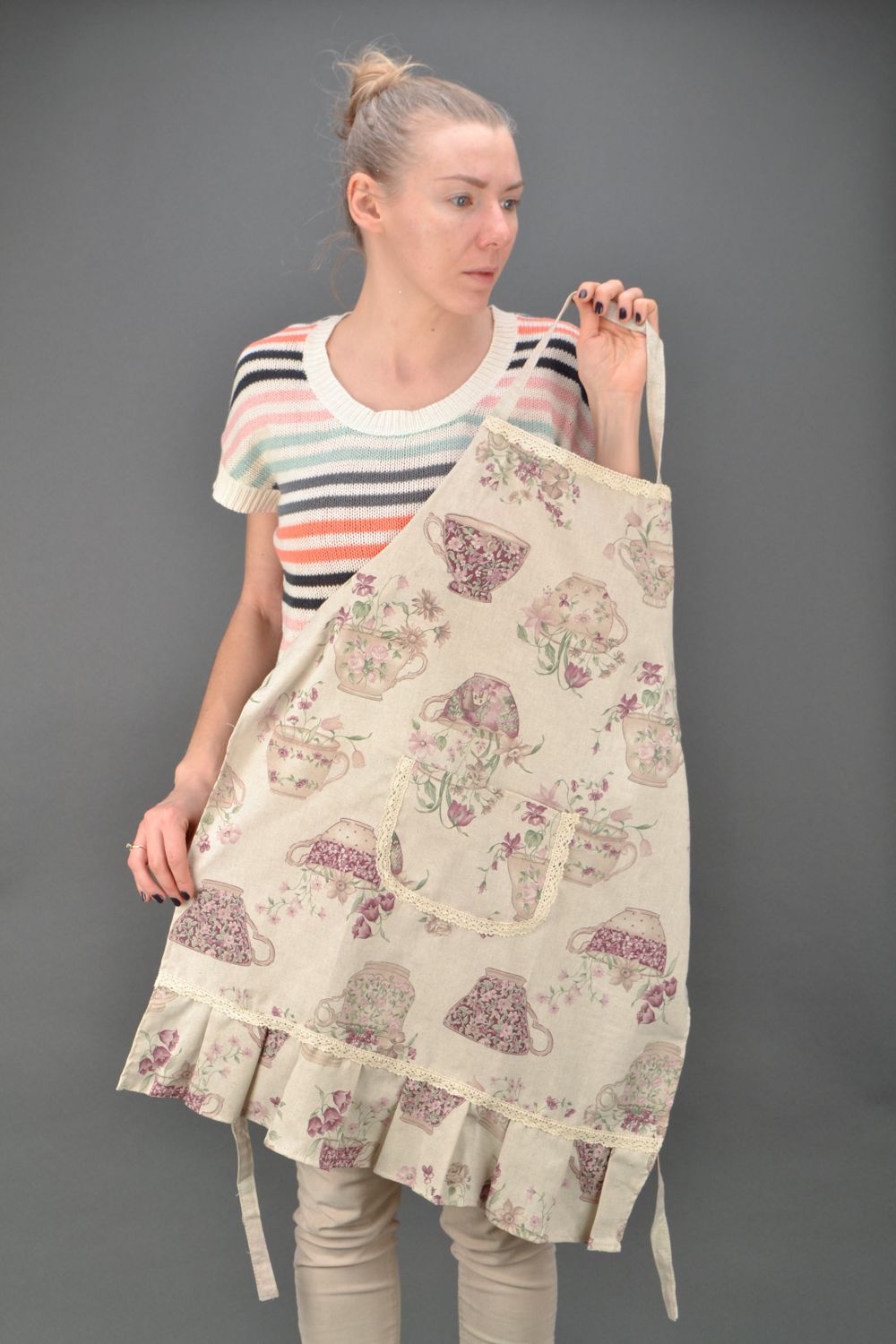 Women's apron with print Cups photo 2