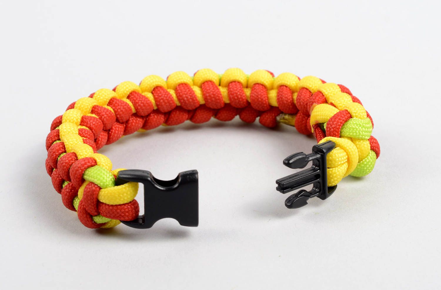 Bracelet paracorde Bijou fait multicolore large pratique Accessoire femme homme photo 3
