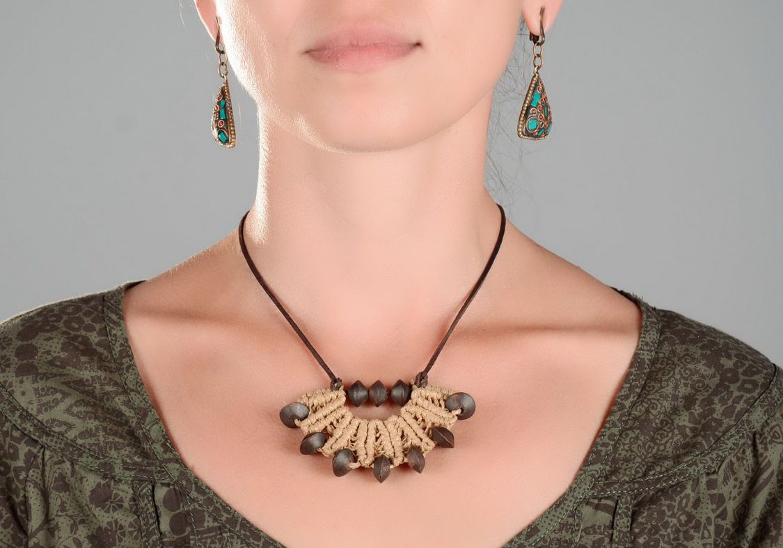 Necklace in the ethnic style photo 3