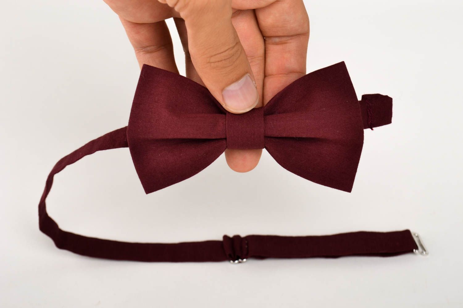 Handmade designer bow tie stylish male bow tie cotton accessory for men photo 5