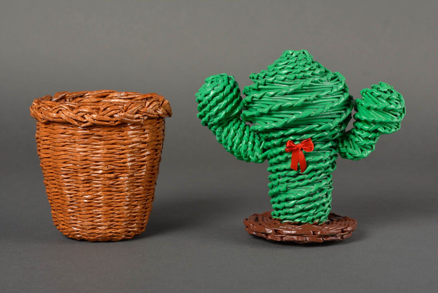 Schmuck Schatulle handmade Schmuckkästchen Papier Geschenk für Frauen mit Kaktus foto 2