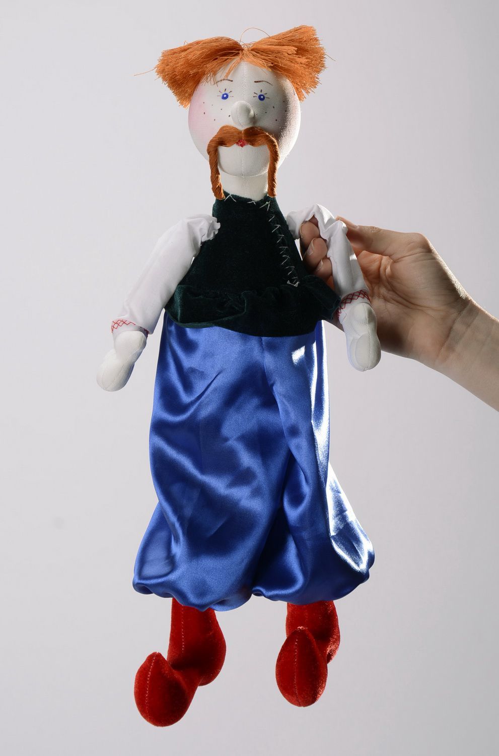 Doll made from natural fabrics photo 5
