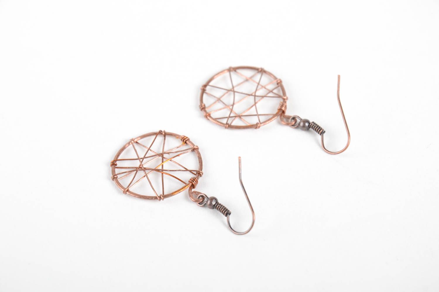 Handmade jewelry copper earrings designer earrings best gifts for women photo 3