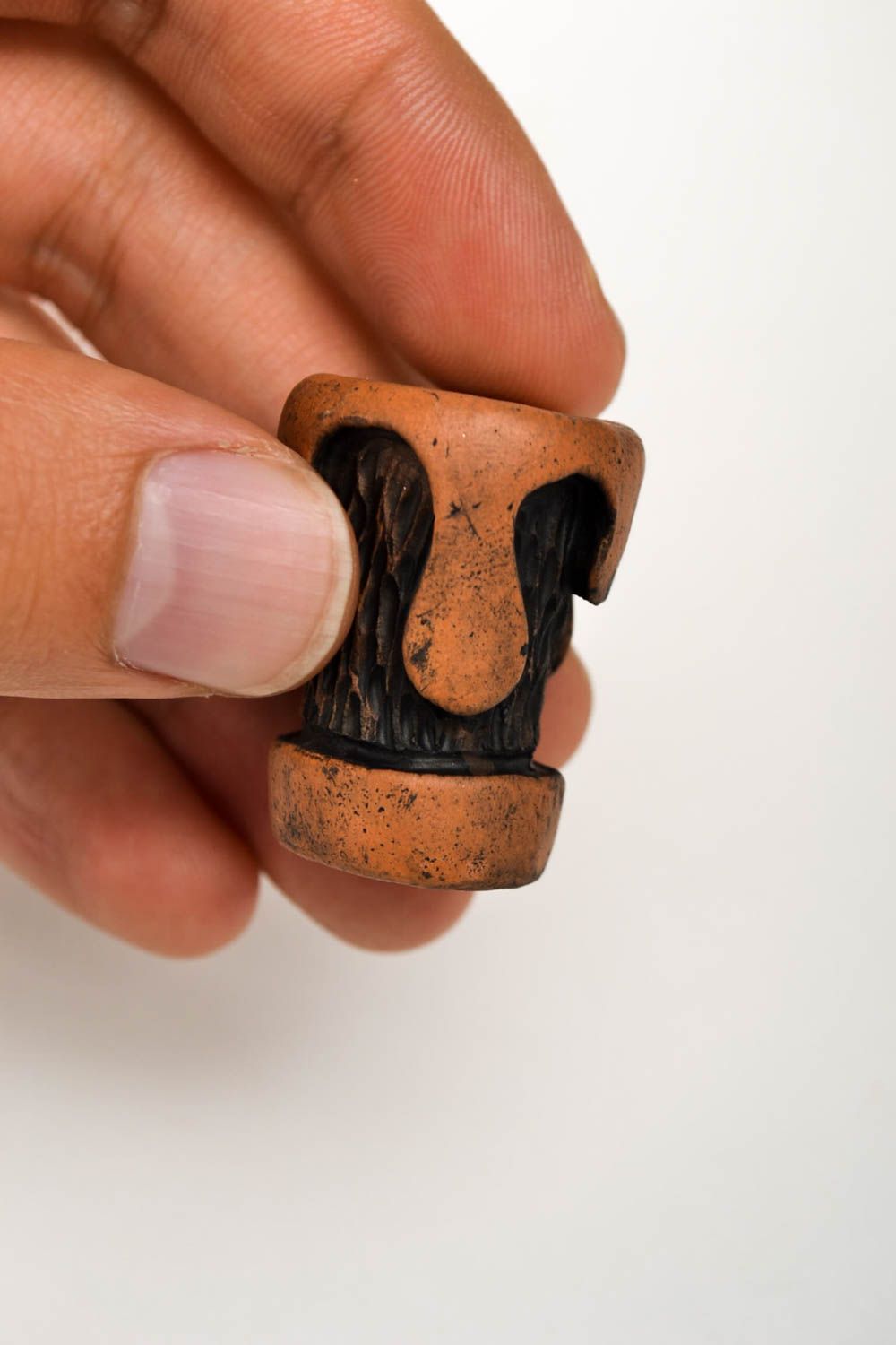 Keramik Handarbeit Shisha Tonkopf Überraschungsgeschenk für Männer Rauch Zubehör foto 2