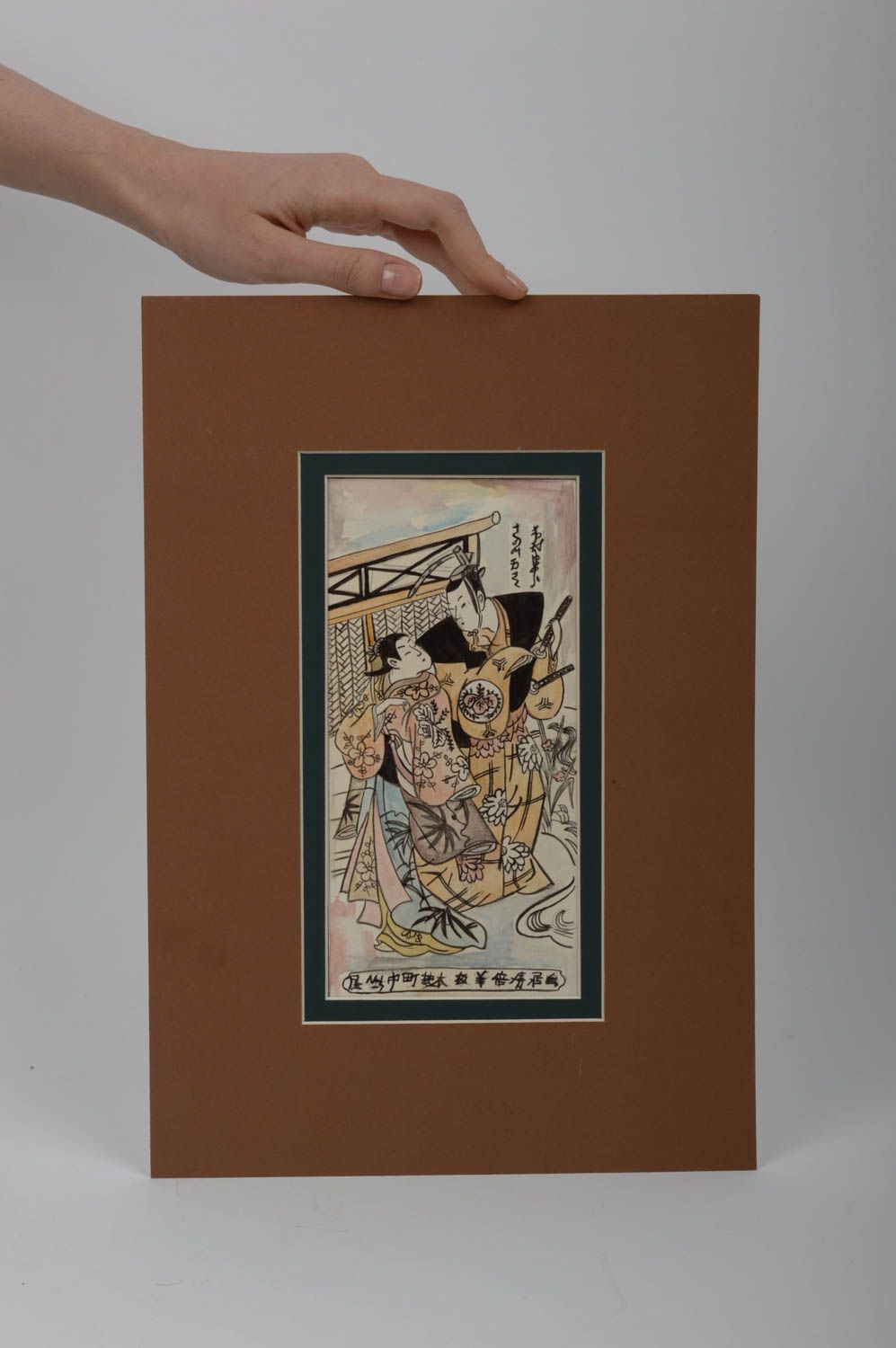 Deko Bild handmade Gemälde modern Deko für Wohnzimmer Papier Bild ungewöhnlich foto 1