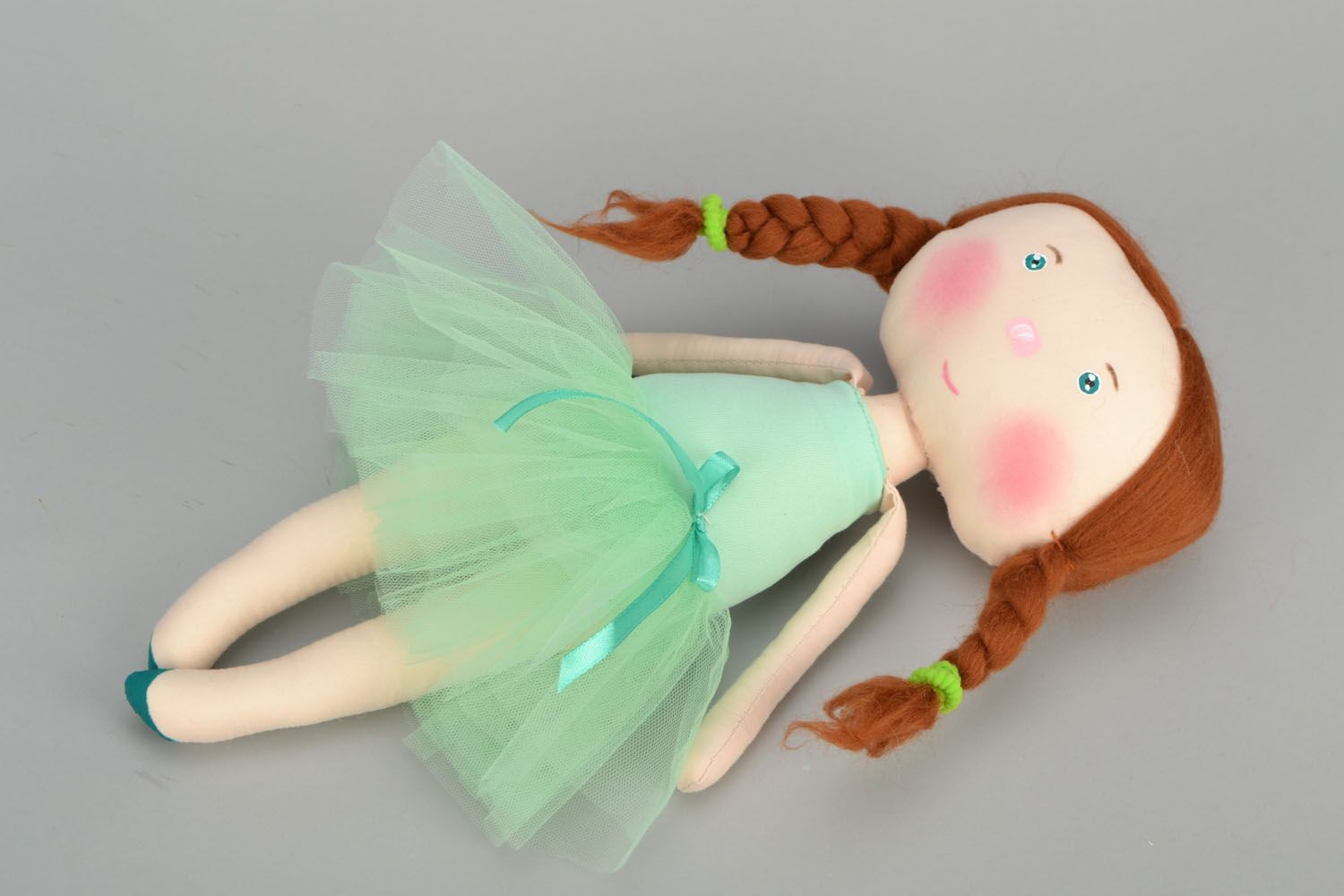 Текстильная кукла Балерина фото 3