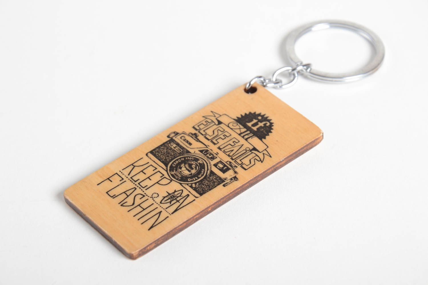 Designer Accessoire Handmade Schlüssel Anhänger Schlüssel Schmuck aus Holz  foto 5