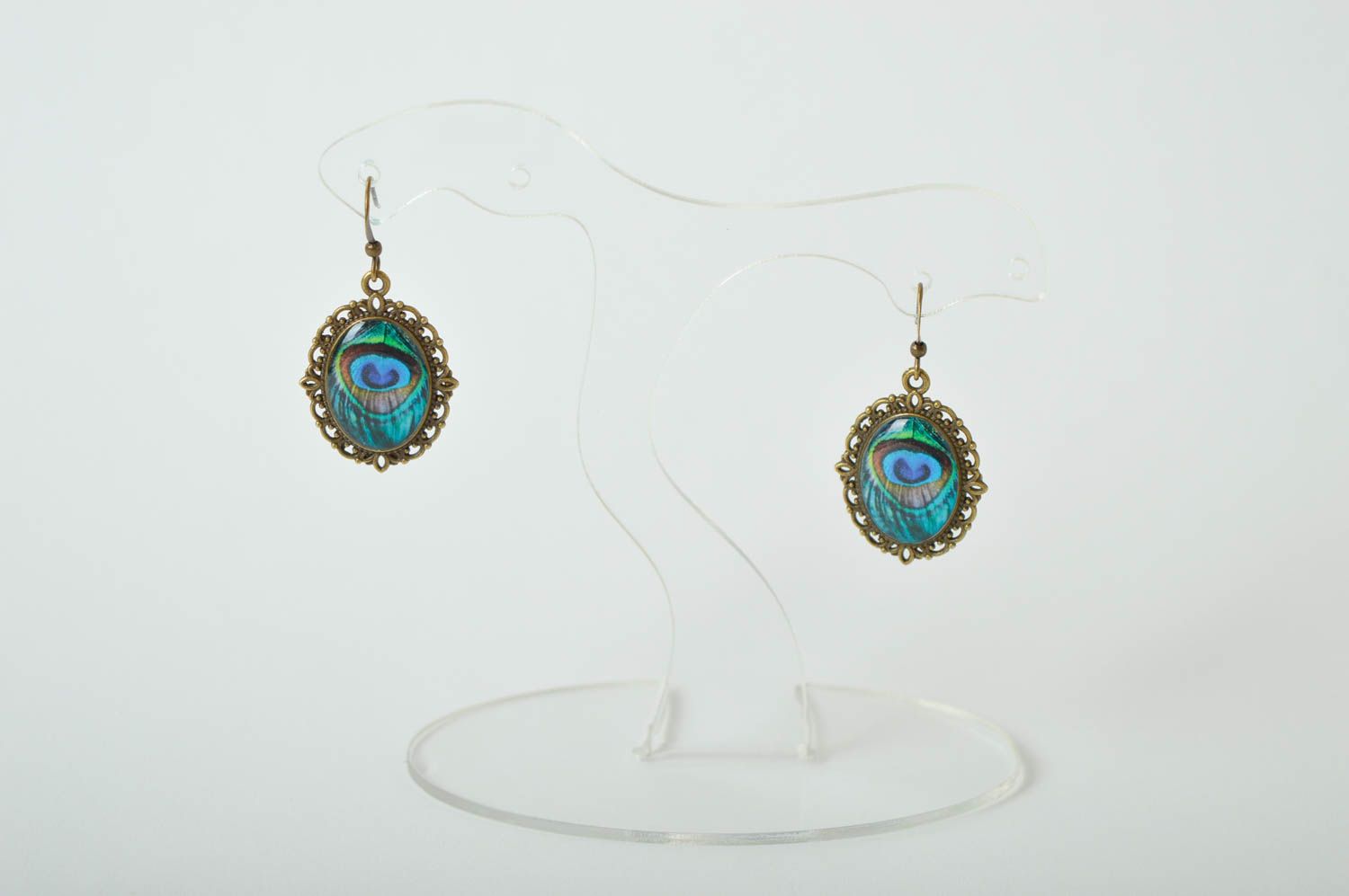Handmade jewellery designer earrings dangling earrings fashion accessories photo 2