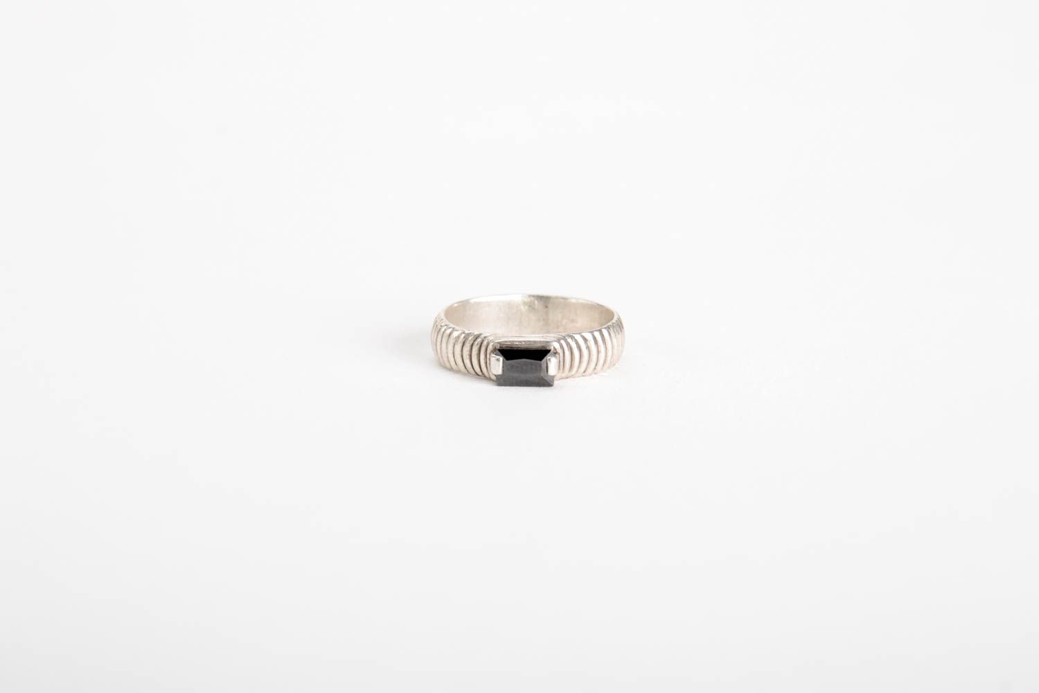 Серебряное кольцо ручной работы женское кольцо с камнем серебряное украшение фото 5