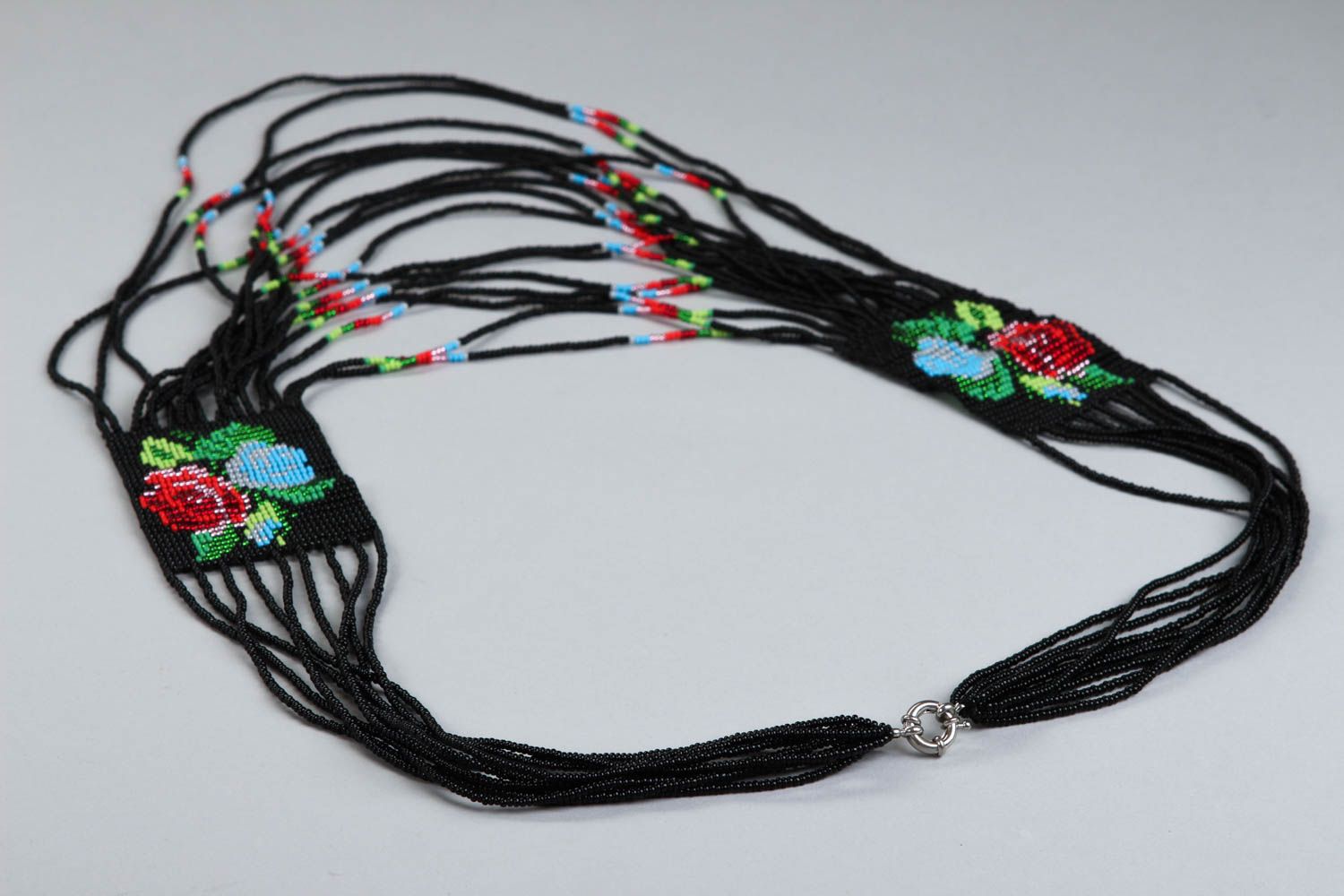 Beautiful handmade beaded necklace woven gerdan necklace fashion accessories photo 4