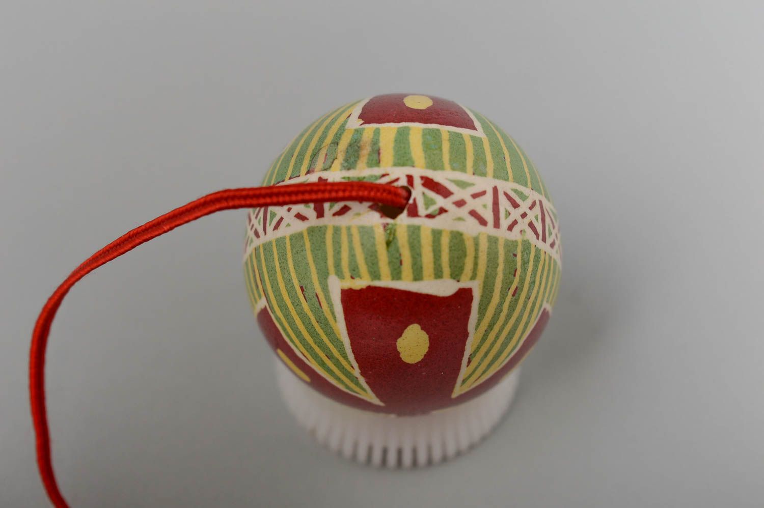 Huevo de Pascua artesanal estiloso regalo original decoración para fiesta foto 3