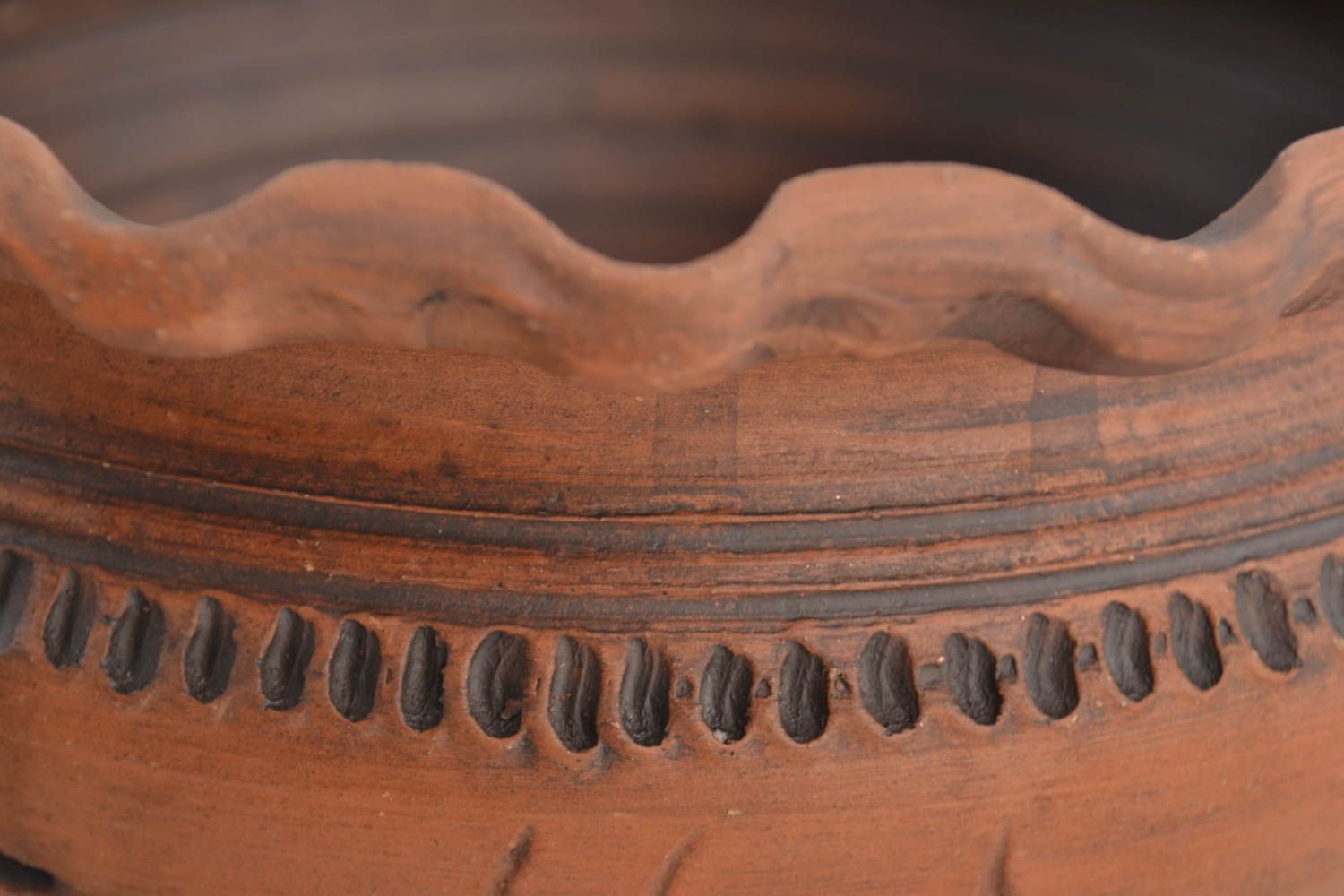 Pote de arcilla con tapa artesanal para cocer cerámica lechera 3,5 l foto 4