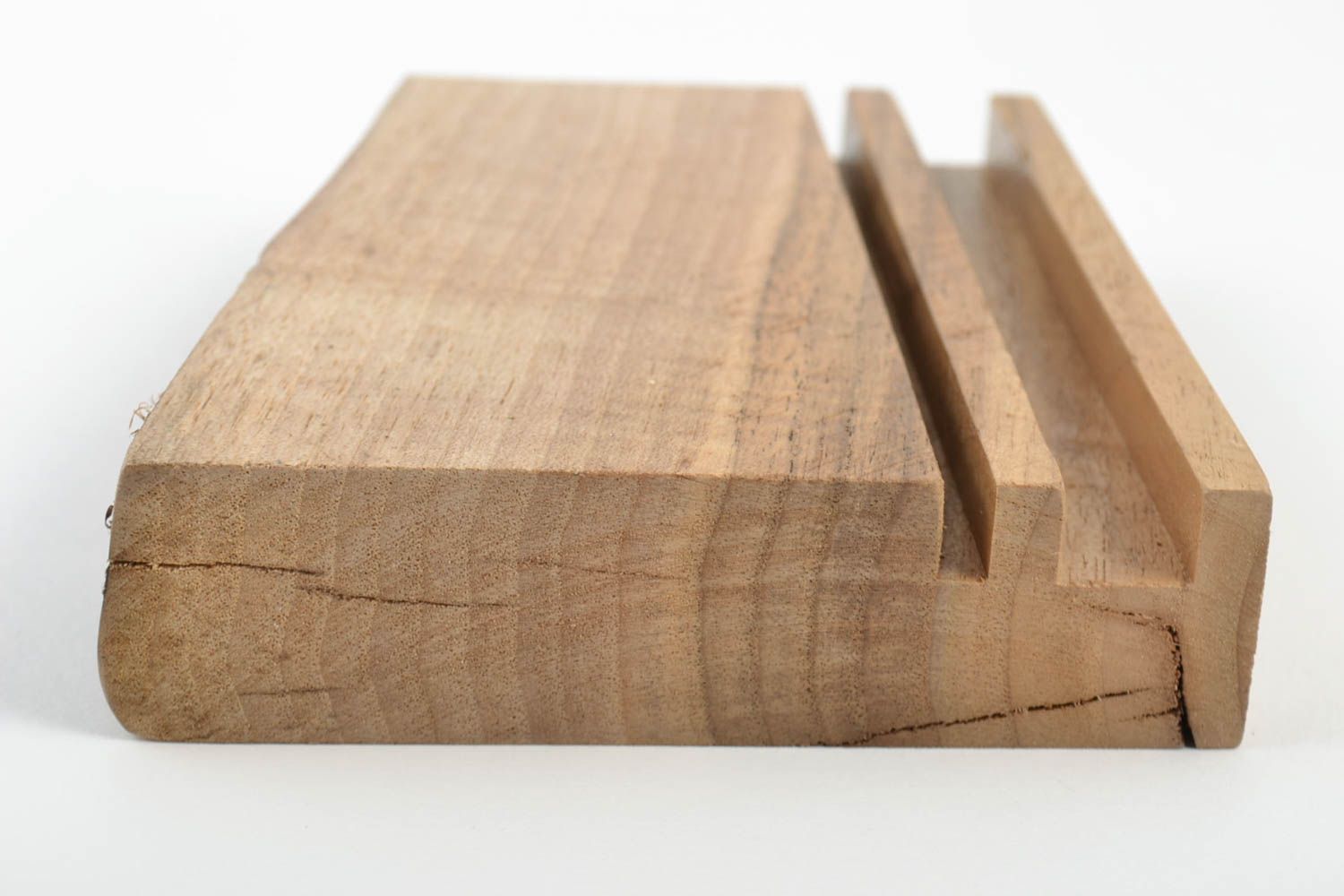Sujetador para tablet ecológico de madera artesanal original accesorio regalo foto 3