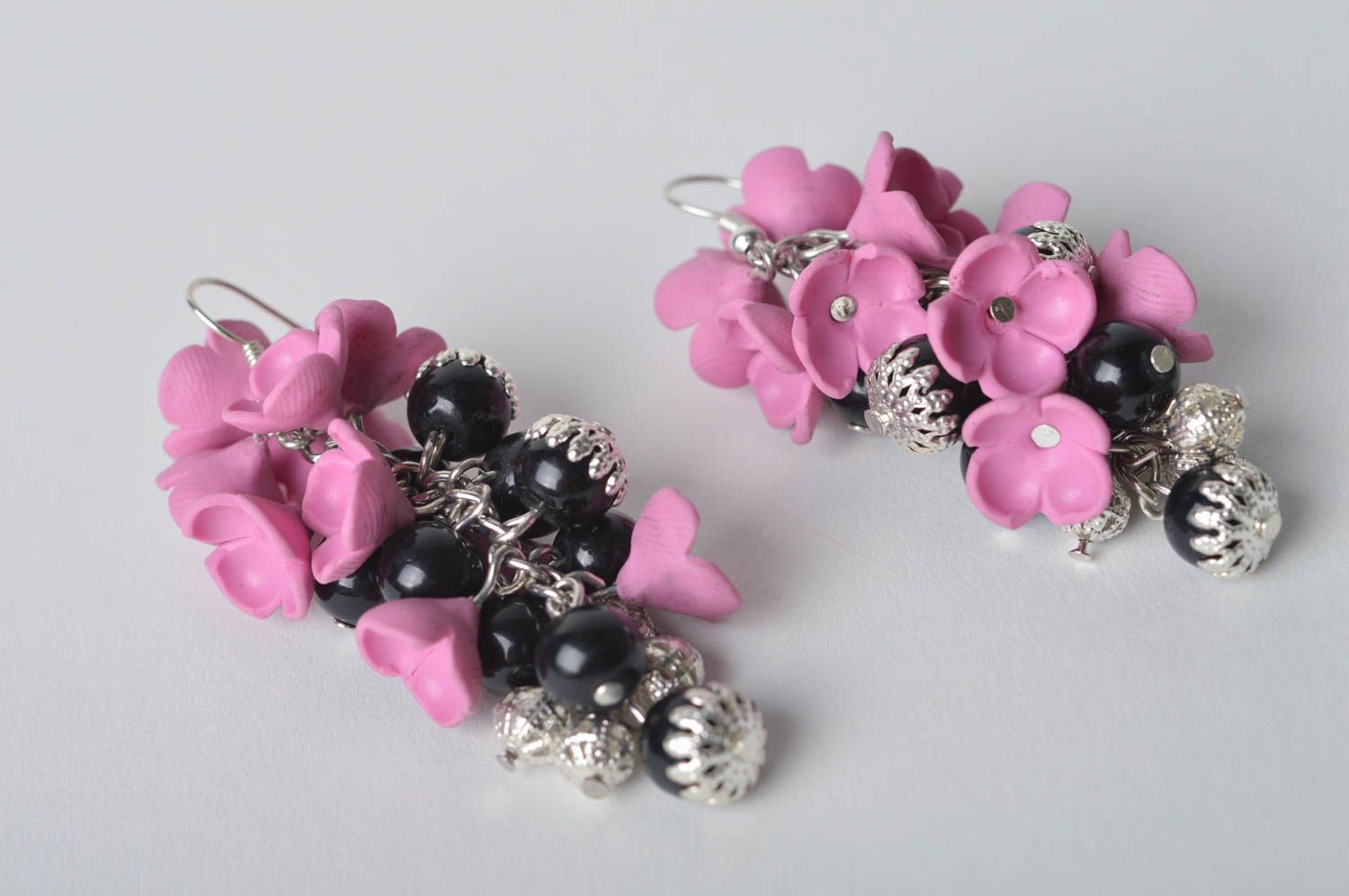 Stylish handmade plastic earrings jewelry designs fashion accessories photo 3