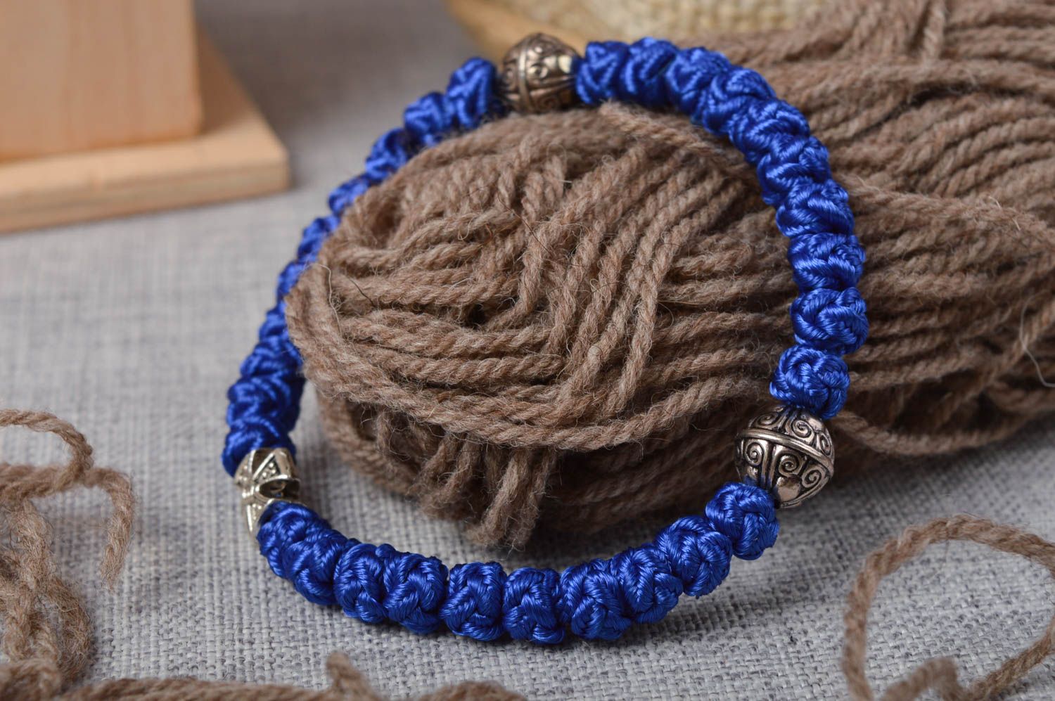 Handmade bracelet unusual accessory handmade rosary gift ideas designer bracelet photo 2