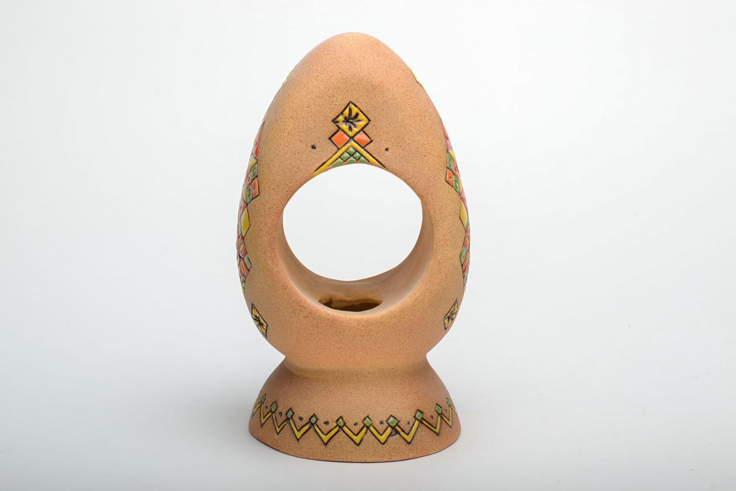 Ceramic candlestick Egg photo 2