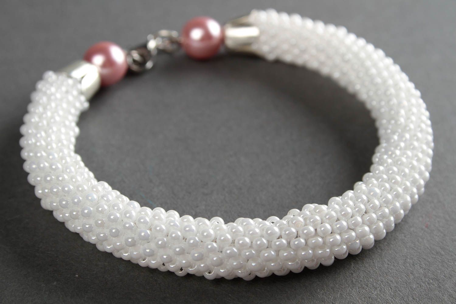 Seed bead bracelet handmade bijouterie stylish accessories woven bracelet ideas photo 4