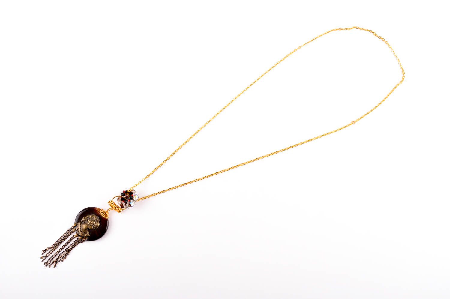 Handmade pendant designer accessory unusual gift ideas beads pendant for her photo 5