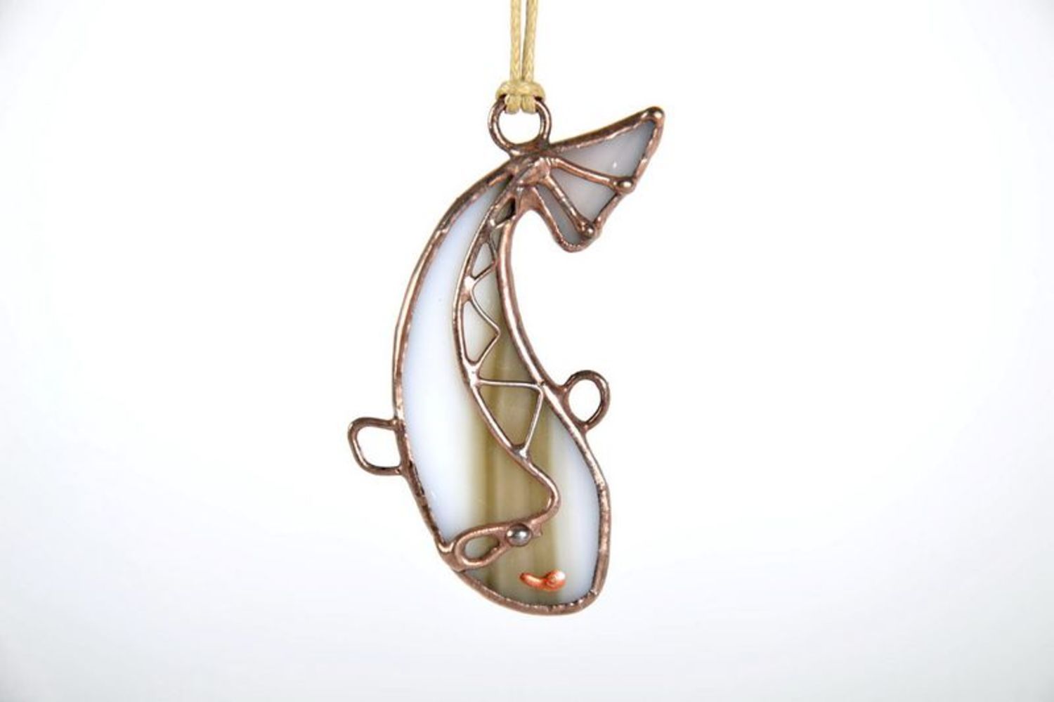 Stained glass pendant photo 1