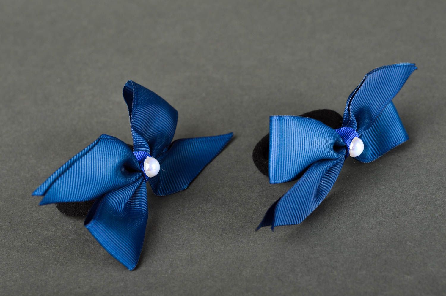 Handmade hair ties cute bows for hair kids hair accessories gifts for girls photo 2