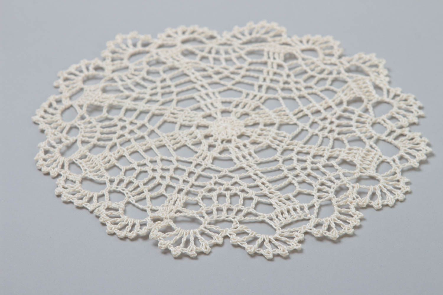 Handmade napkin designer napkin unusual napkin for kitchen crochet accessory photo 4