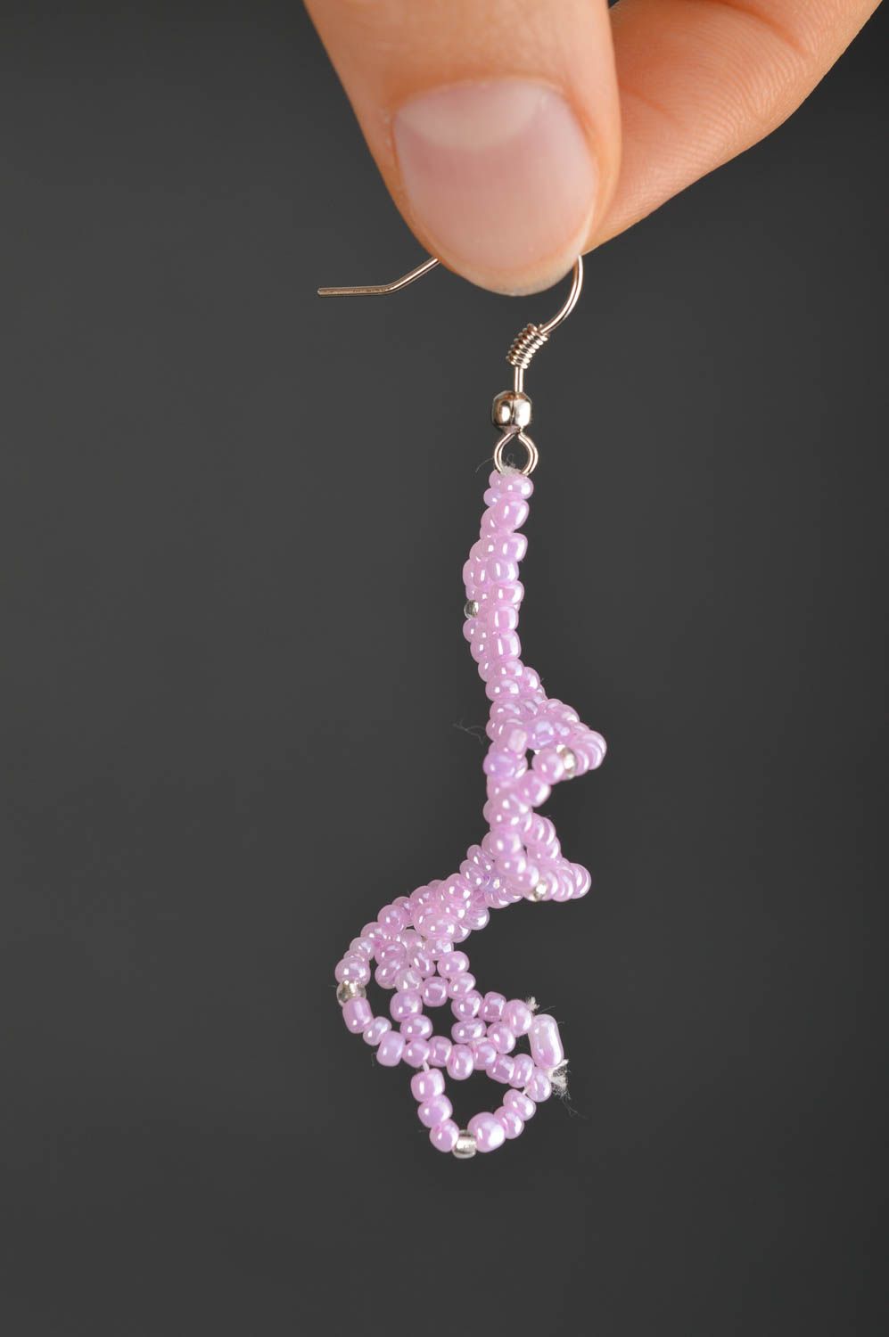 Handmade Ohrringe Juwelier Modeschmuck Geschenk für Frauen Designer Schmuck rosa foto 5