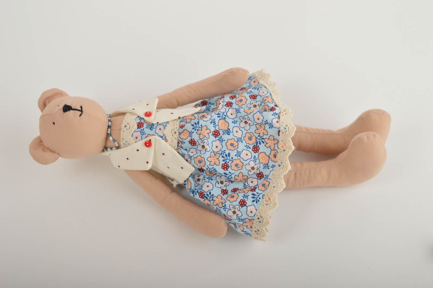 Handmade Designer Puppe Bär schöne Dekoration Geschenk für Freundin Haus Deko foto 4