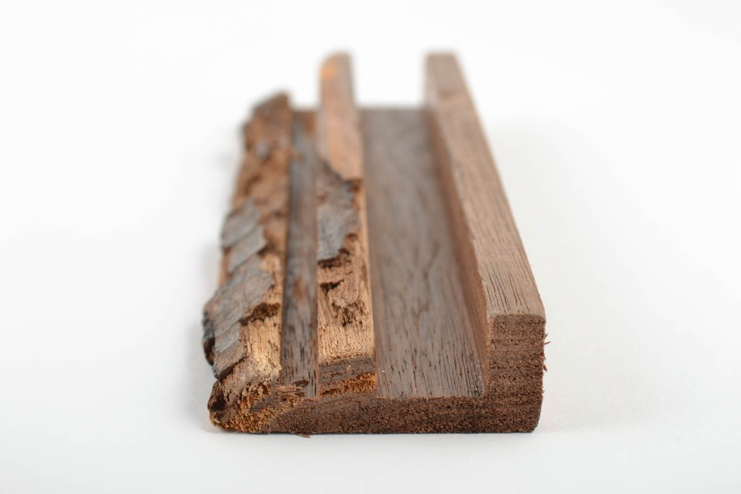 Handmade Handy Ständer aus Holz öko rein originell lackiert Geschenk für Chef foto 2