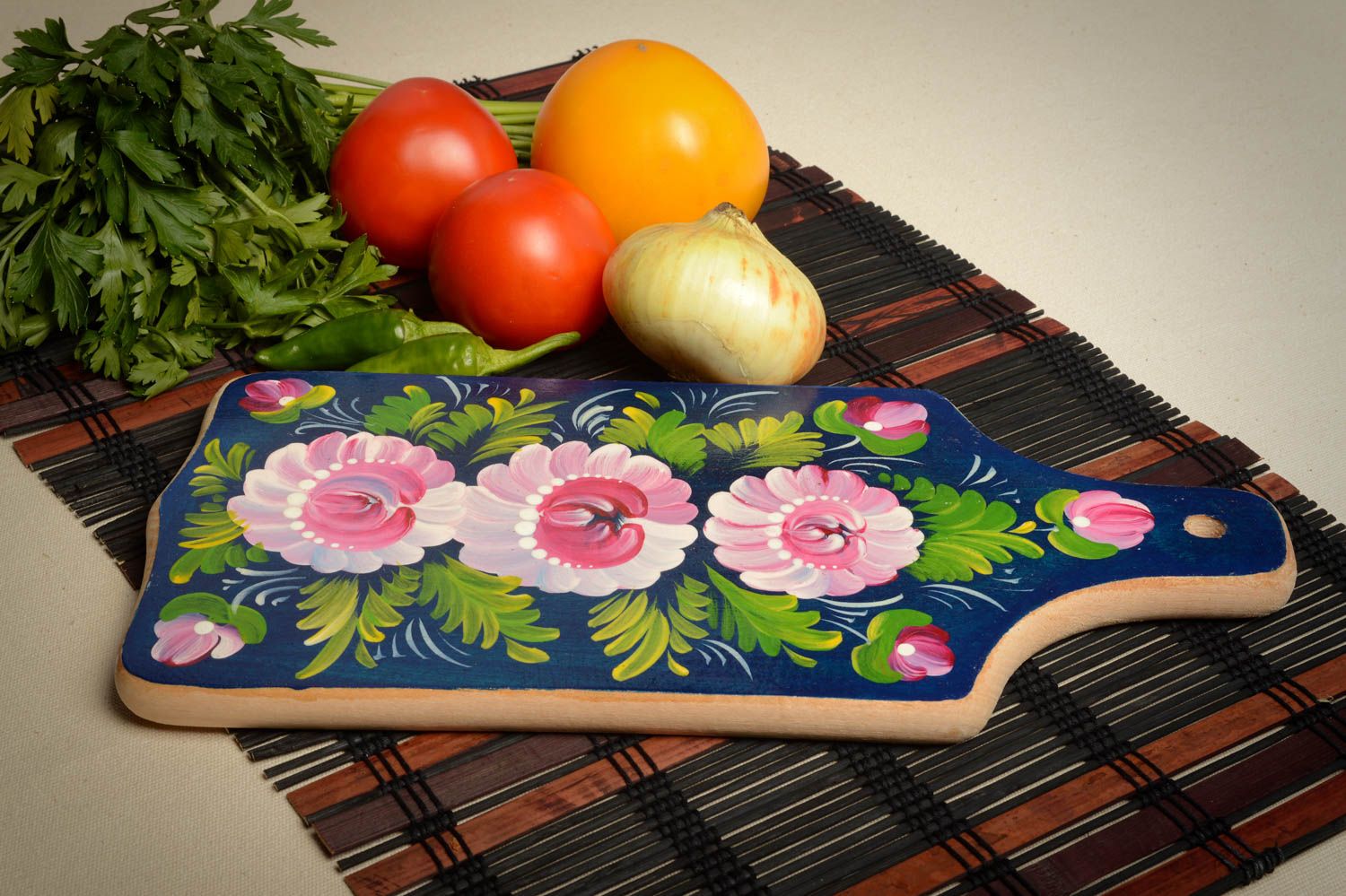 Designer cutting board handmade home accessories stylish decorative use only photo 1
