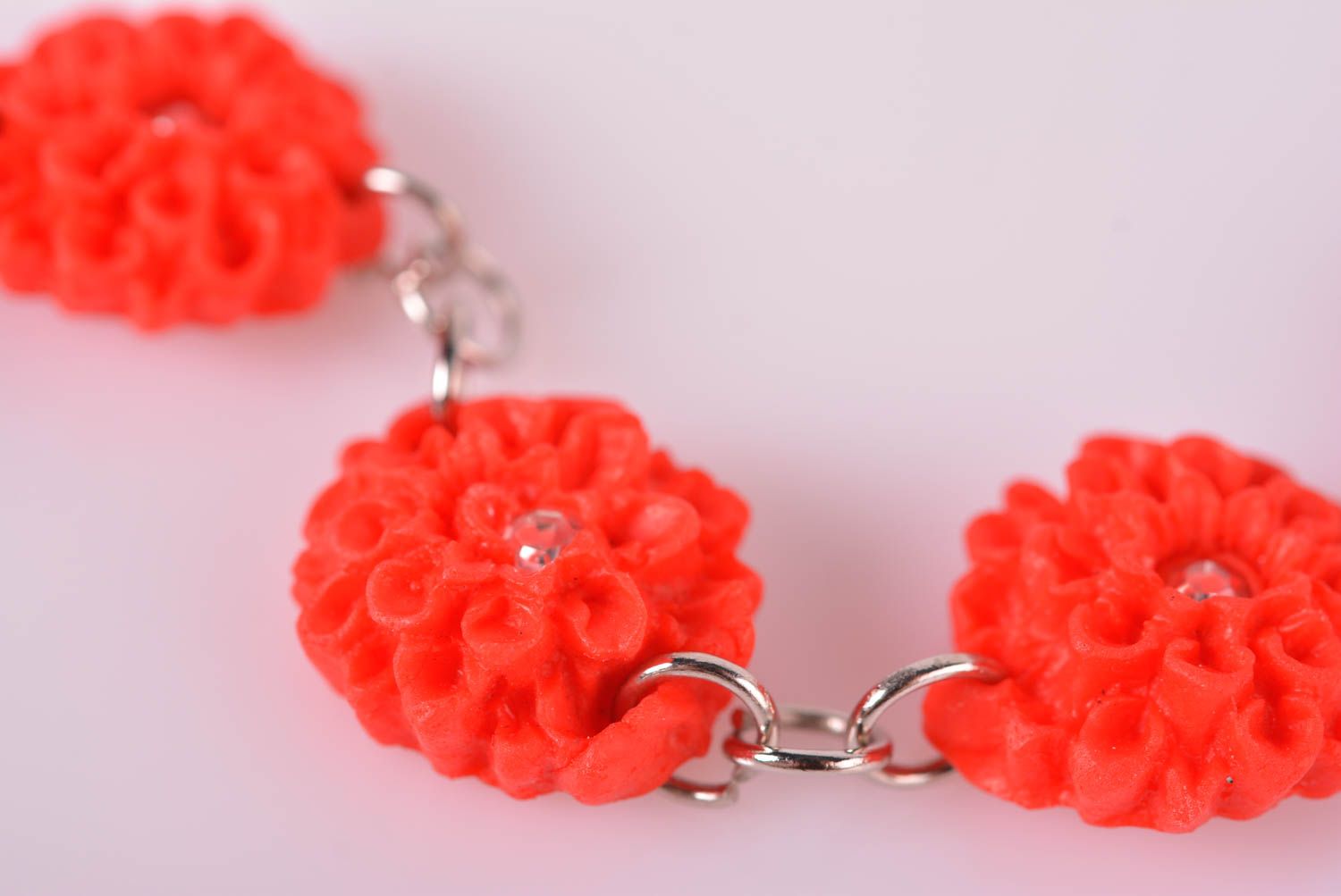 Exclusive jewelry handmade polymer clay bracelet plastic bracelets for women photo 5