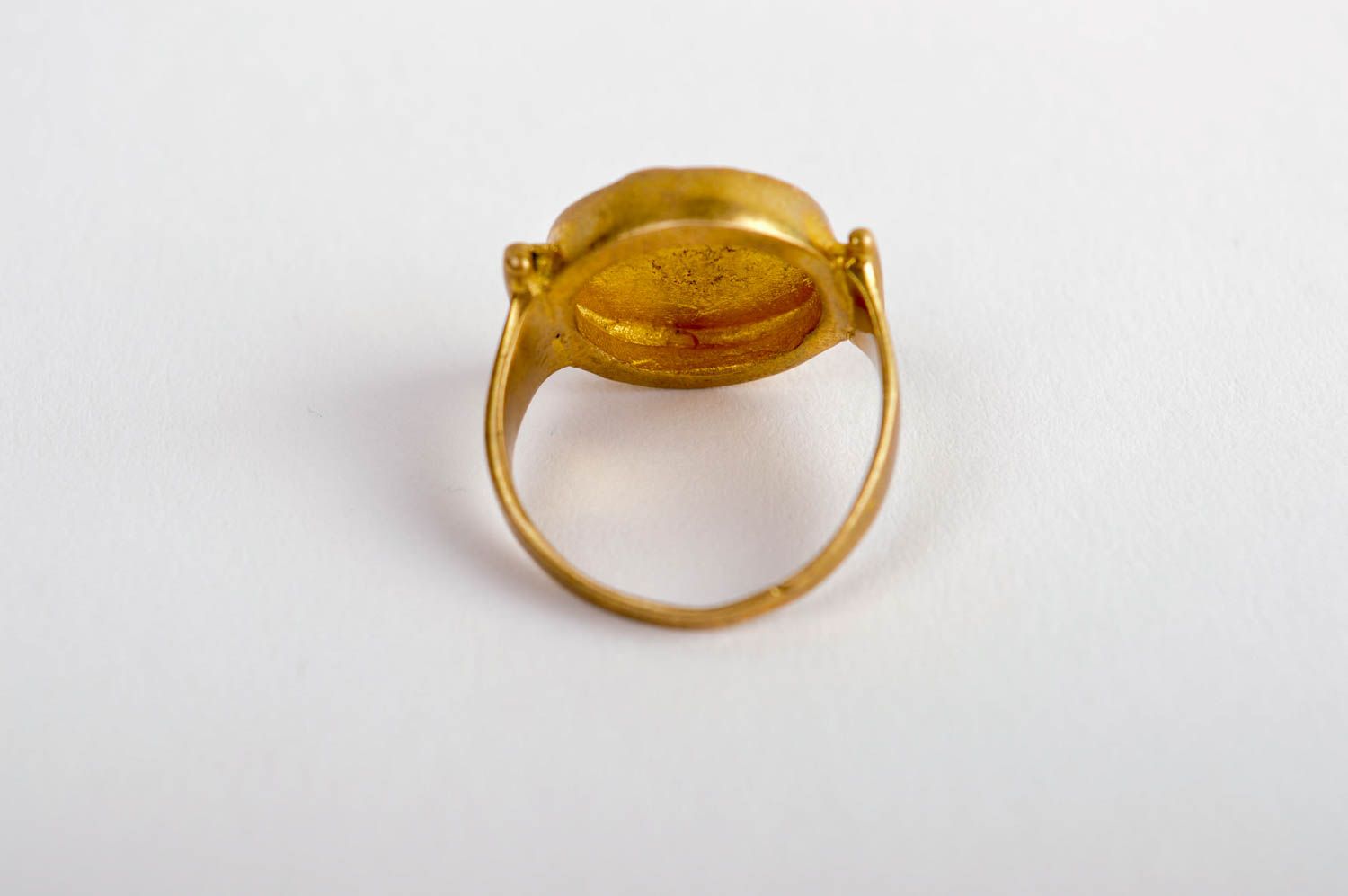 Beautiful handmade metal ring best ring design cool jewelry brass ring photo 4