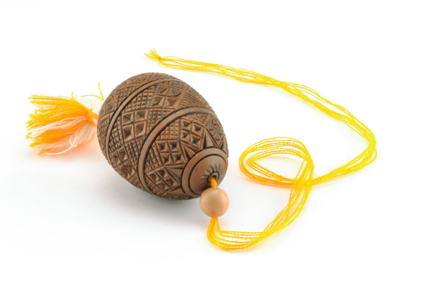 Interior pendant in the shape of carved egg photo 3