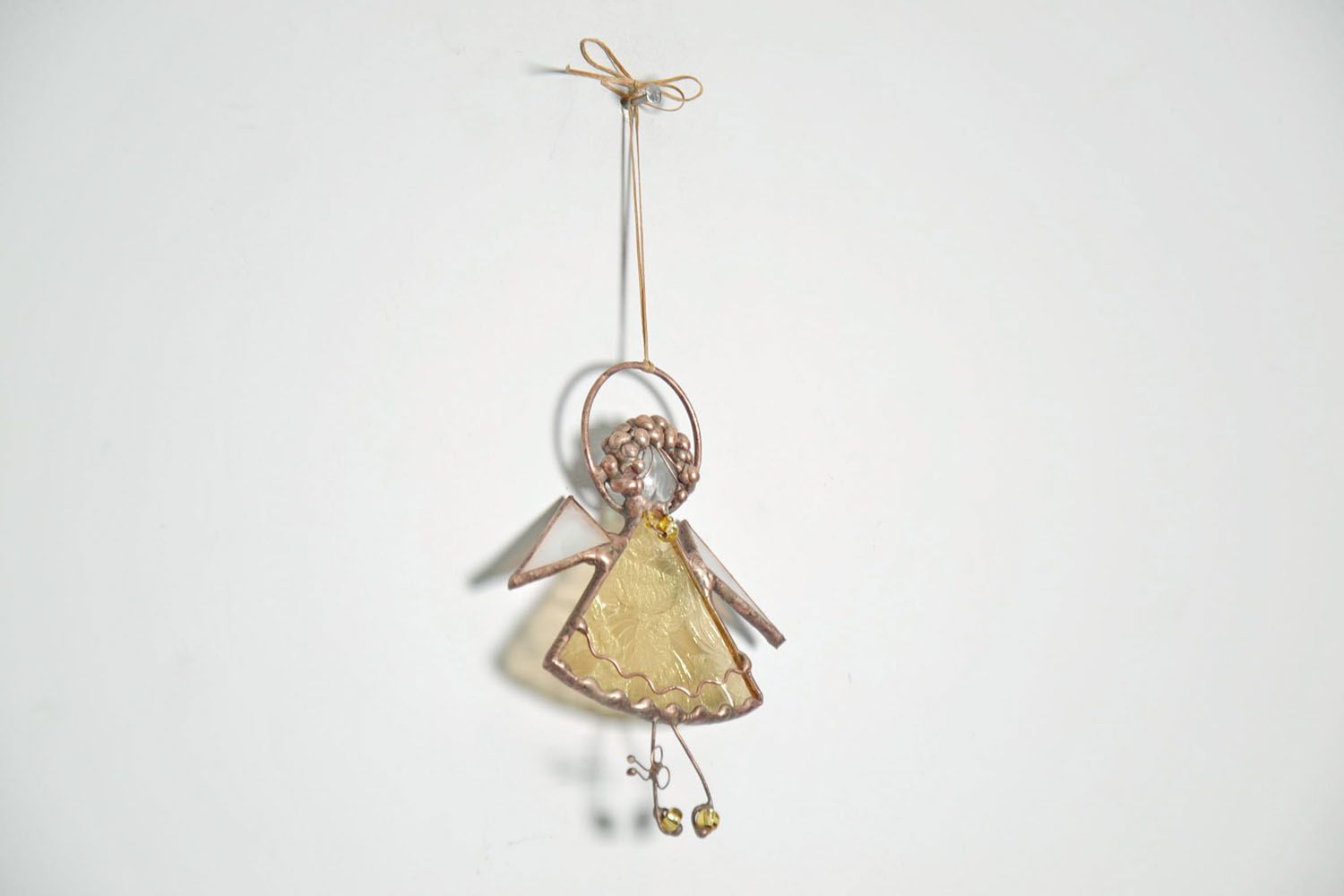 Stained glass interior pendant Angel photo 1